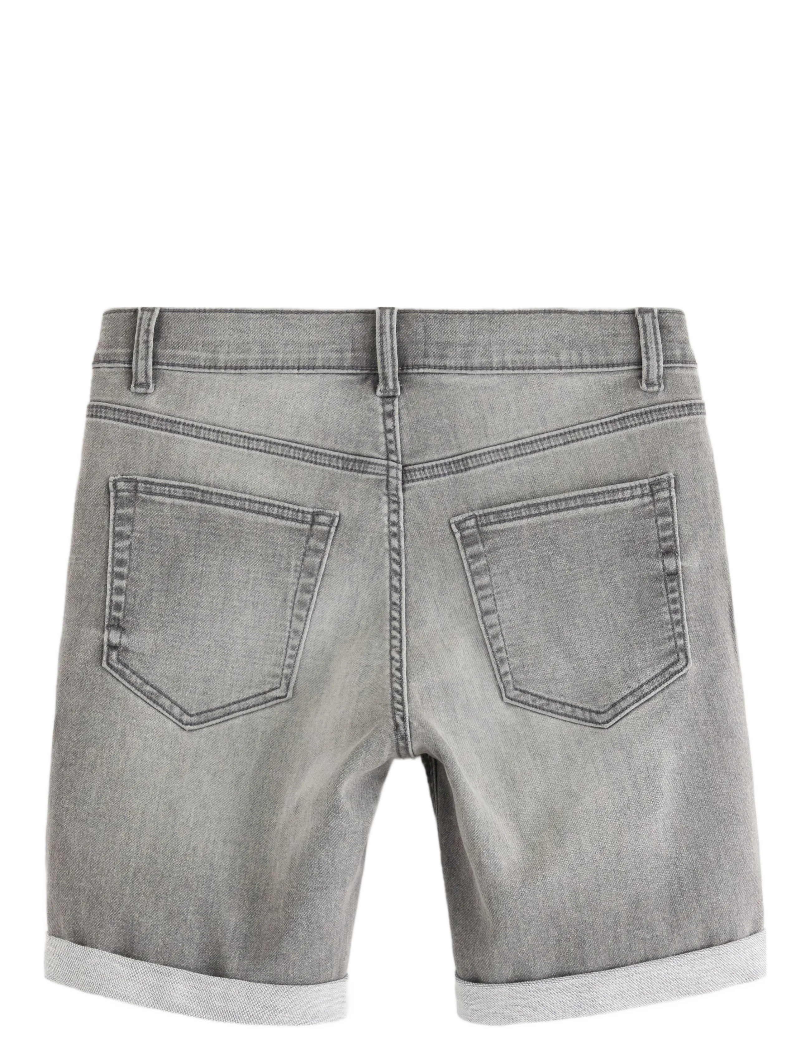 Lindex - Shorts denimjersey Staffan - denim shorts - grey - 2