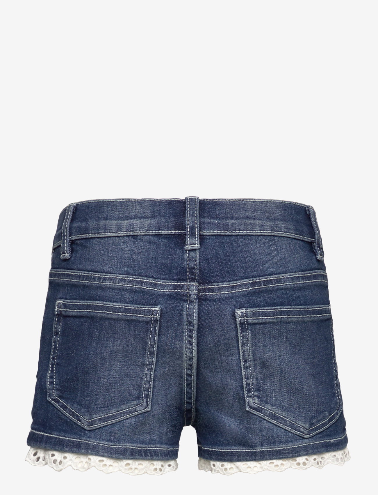 Lindex - Shorts denim lace edge - denim shorts - denim - 1
