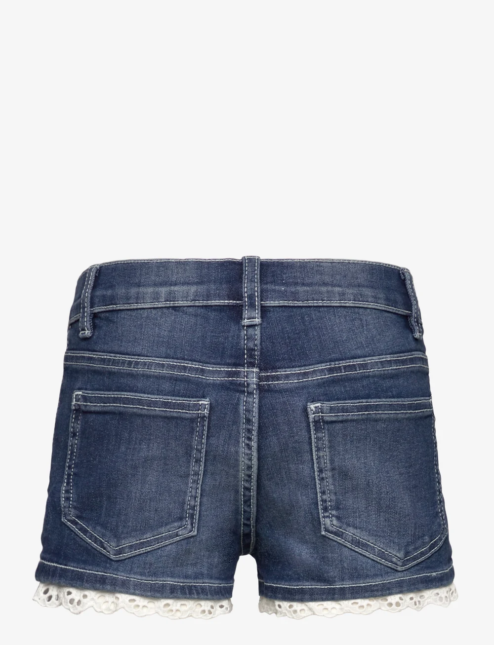 Lindex - Shorts denim lace edge - jeansshorts - denim - 1