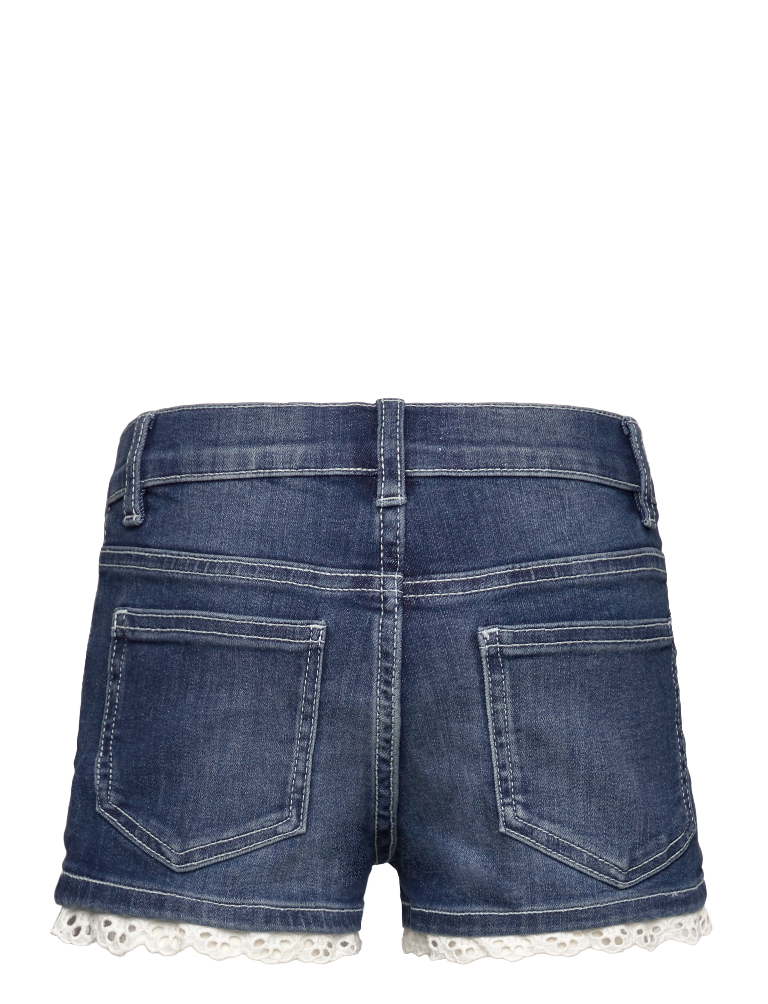 Lindex - Shorts denim lace edge - denim - 1