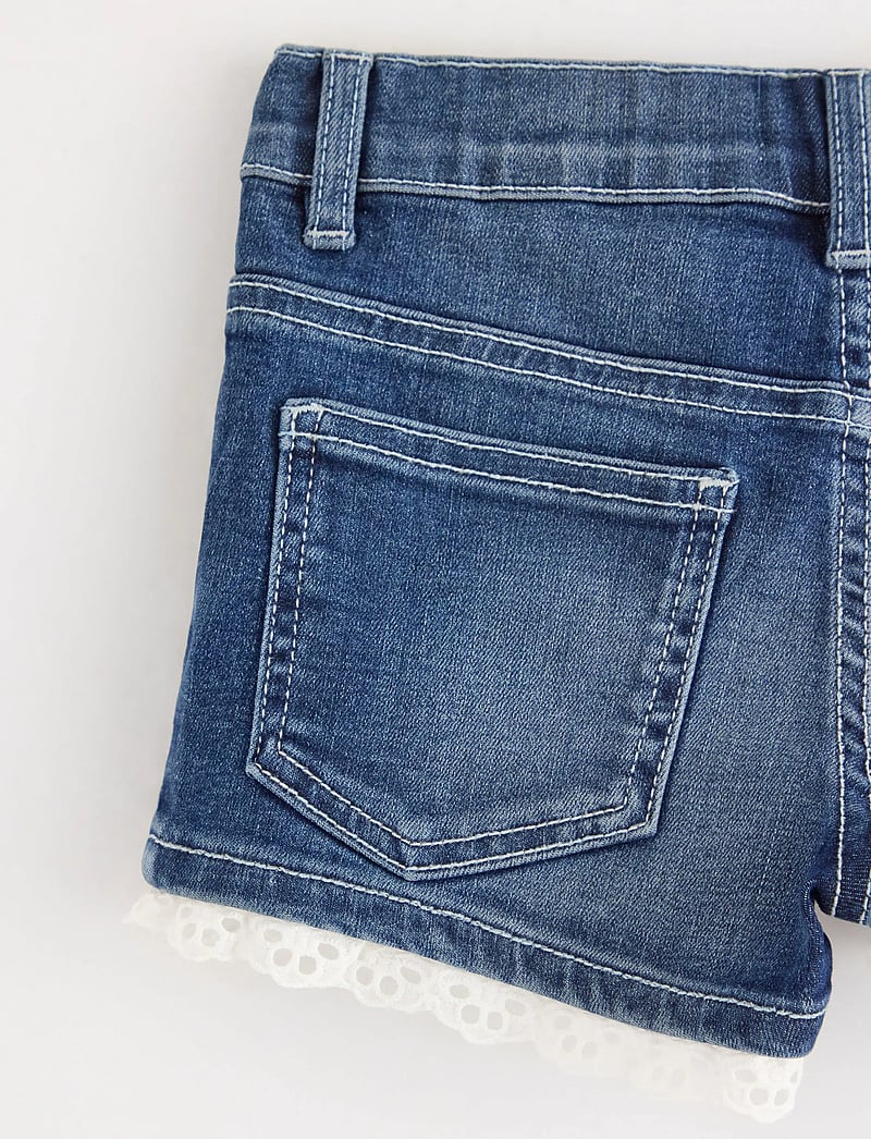 Lindex - Shorts denim lace edge - denim shorts - denim - 2