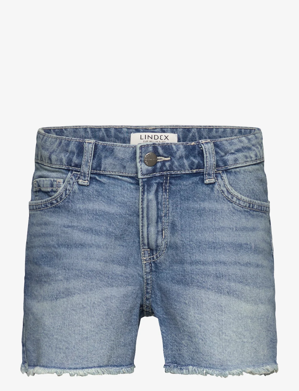 Lindex - Shorts denim basic raw edge - jeansshorts - denim - 1