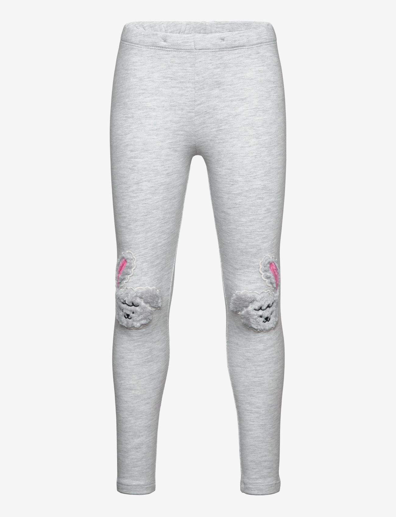 Lindex - Leggings br knee applique gre - leggings - lt grey melange - 0