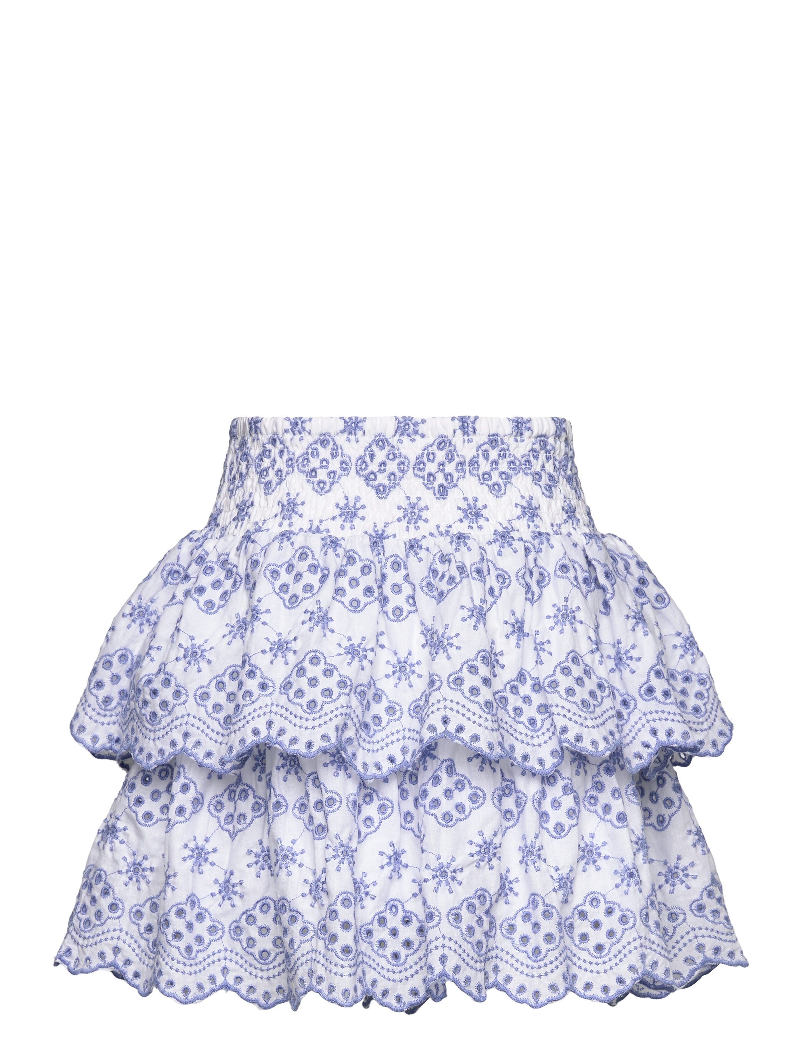 Lindex - Skirt Schifflie embroidery - kjolar - light dusty blue - 1