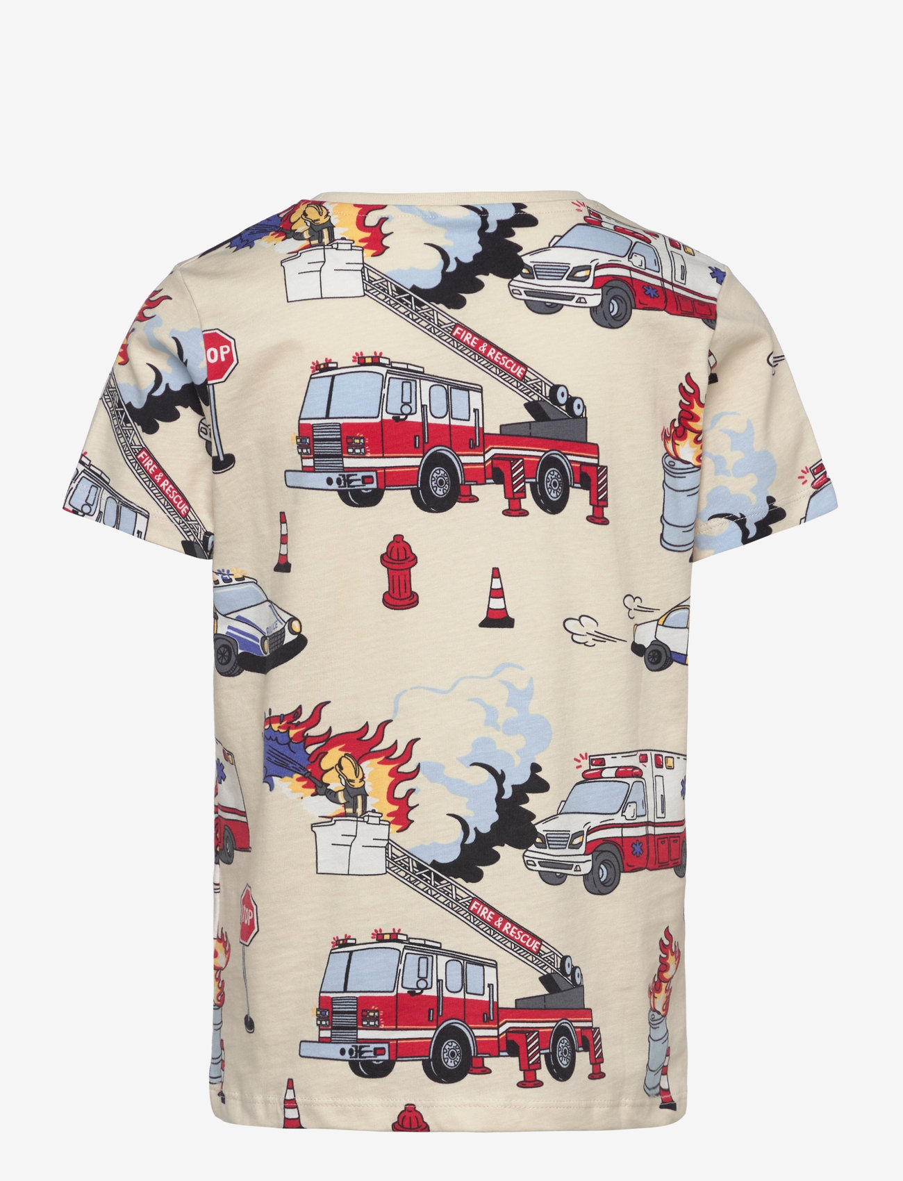 Lindex - Top SS SOS aop - madalaimad hinnad - light beige - 1