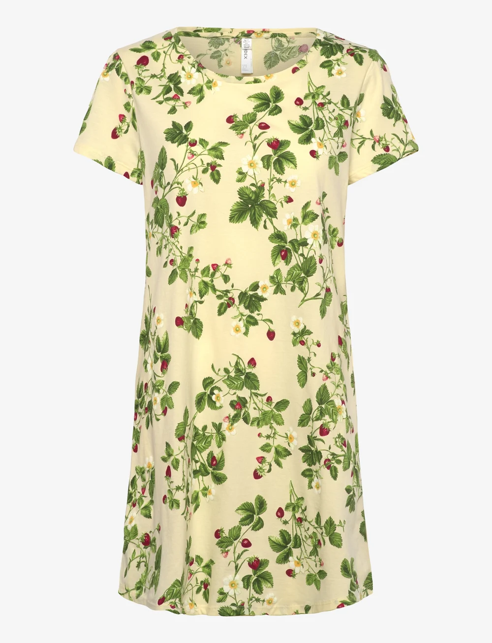 Lindex - Nightdress aop - nattlinnen - light yellow - 1