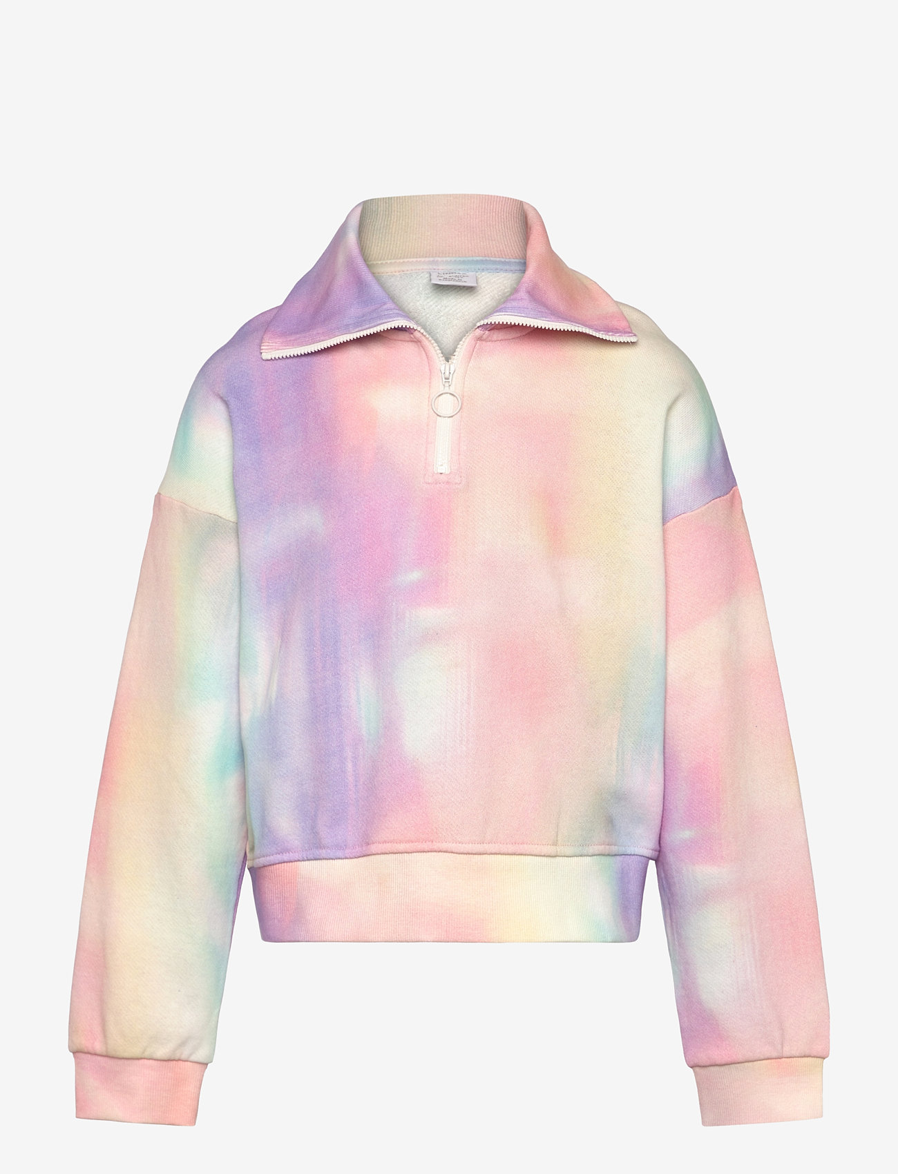 Lindex - Sweatshirt with collar - sweatshirts - light pink - 1