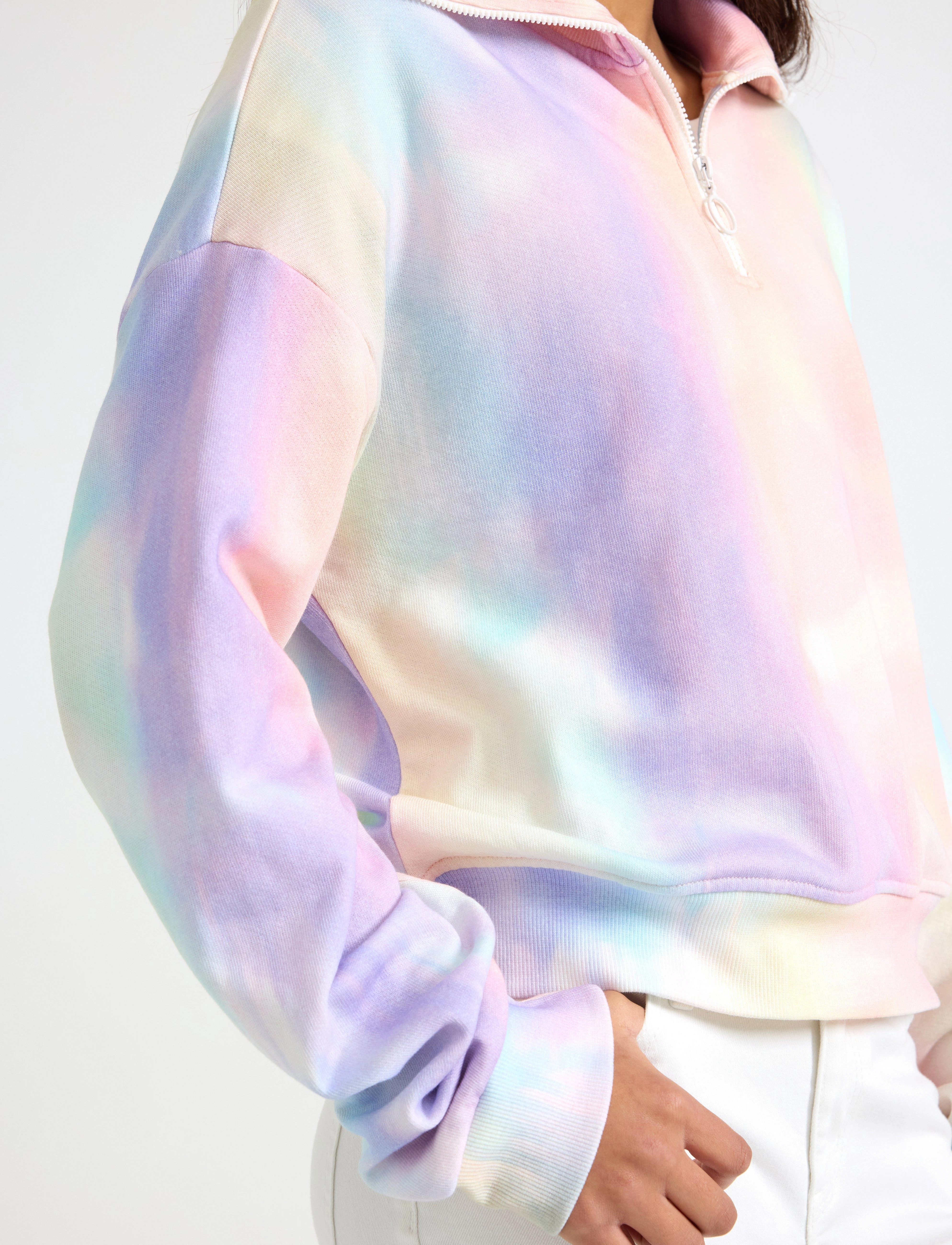 Lindex - Sweatshirt with collar - sweatshirts - light pink - 5