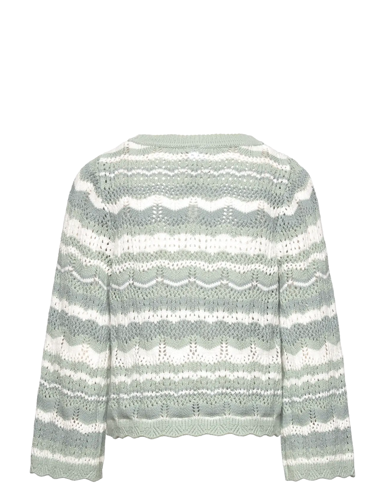 Lindex - sweater pointelle green - džemprid - light dusty green - 2