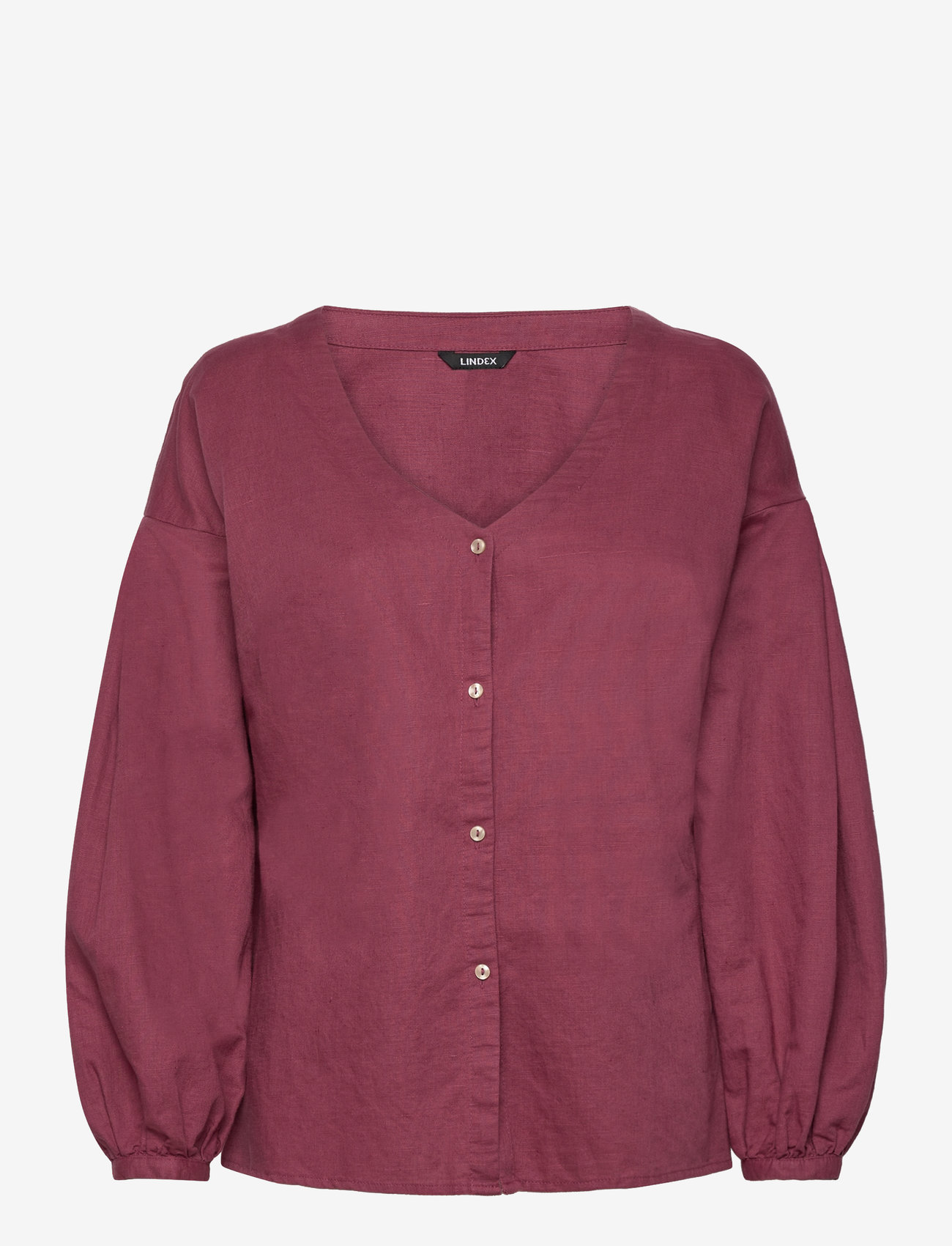 Lindex - Blouse Emina - pikkade varrukatega pluusid - dark dusty pink - 1