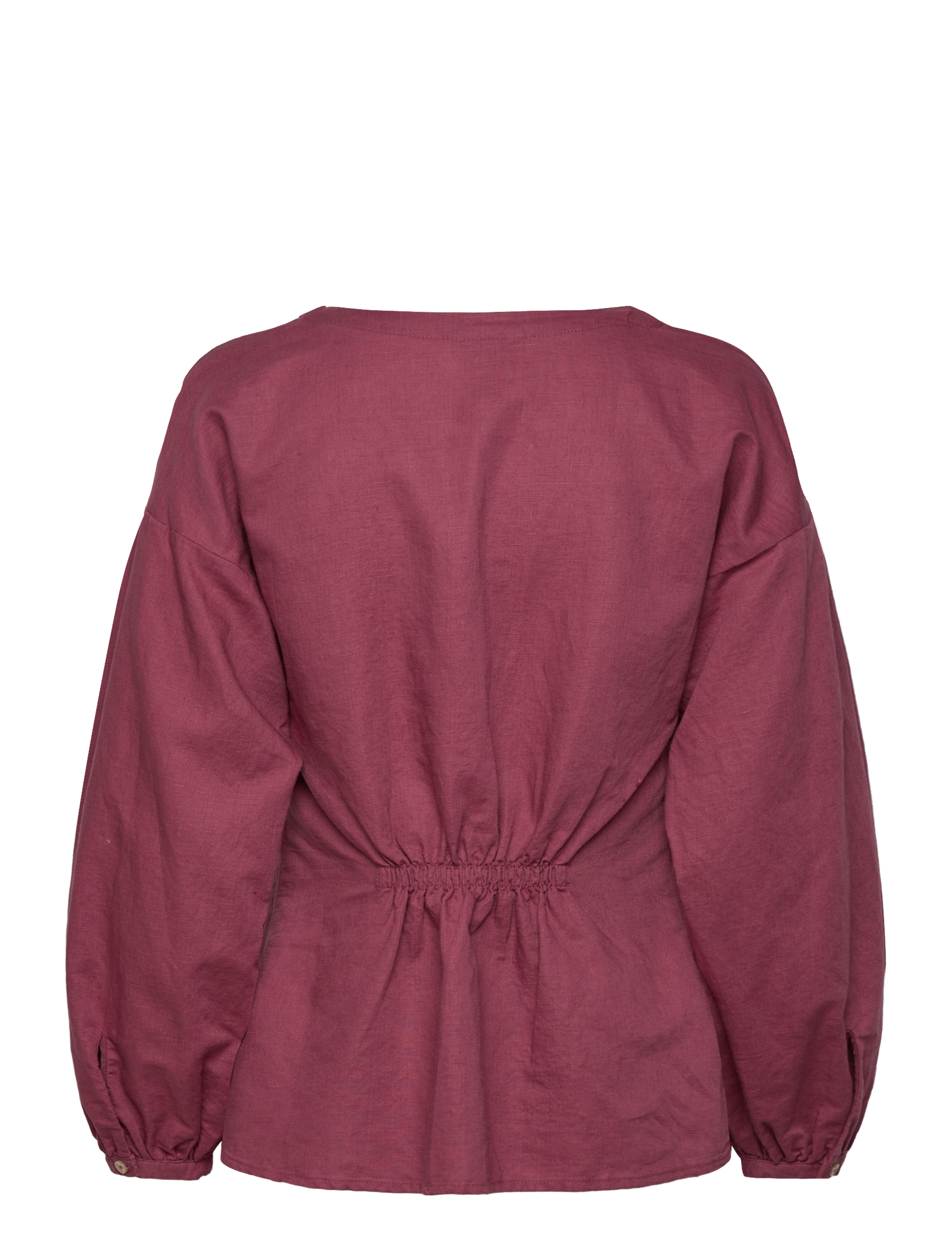 Lindex - Blouse Emina - långärmade blusar - dark dusty pink - 2