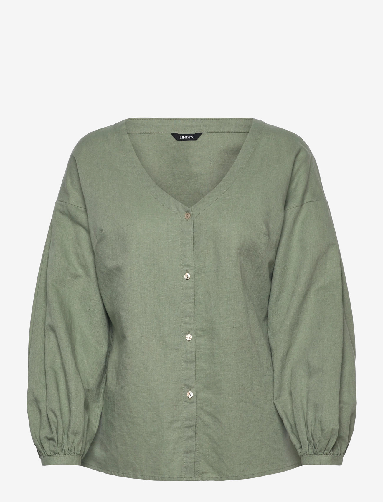 Lindex - Blouse Emina - langärmlige blusen - dusty green - 0