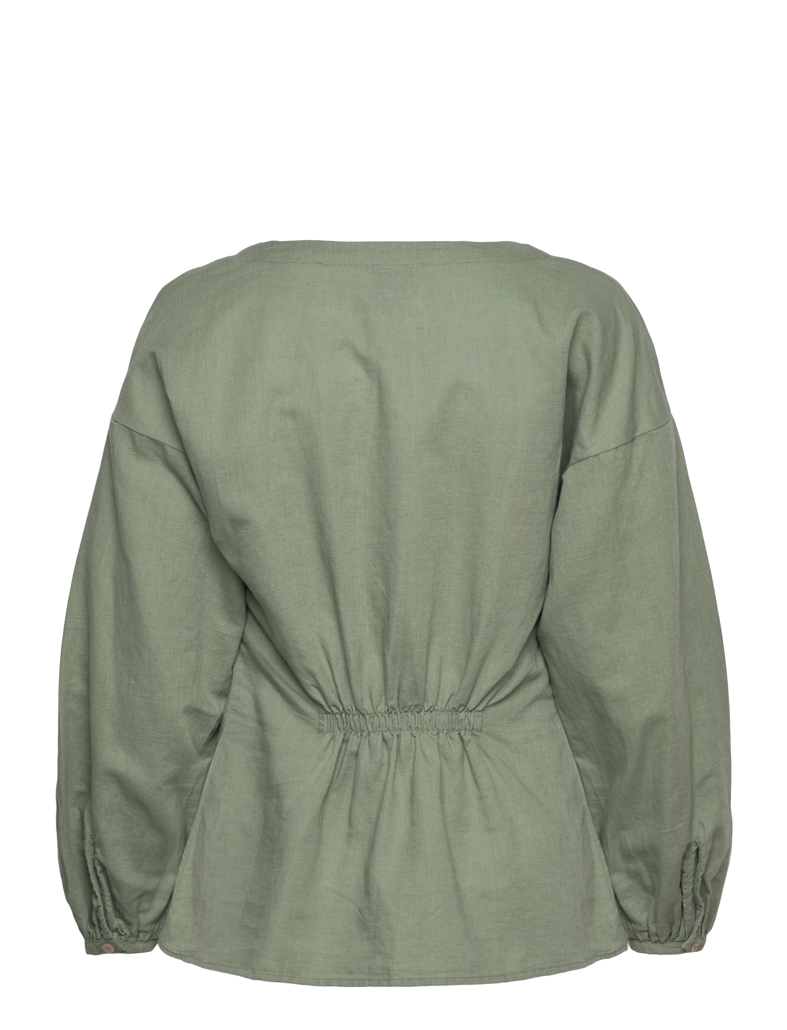 Lindex - Blouse Emina - långärmade blusar - dusty green - 1