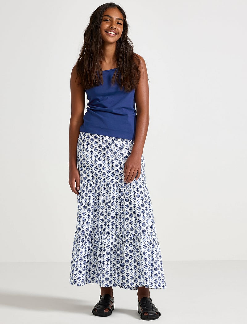 Lindex - Skirt maxi jersey - maxi skirts - light dusty blue - 0