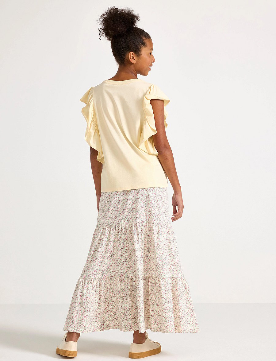 Lindex - Skirt maxi jersey - maksiseelikud - light dusty white - 3