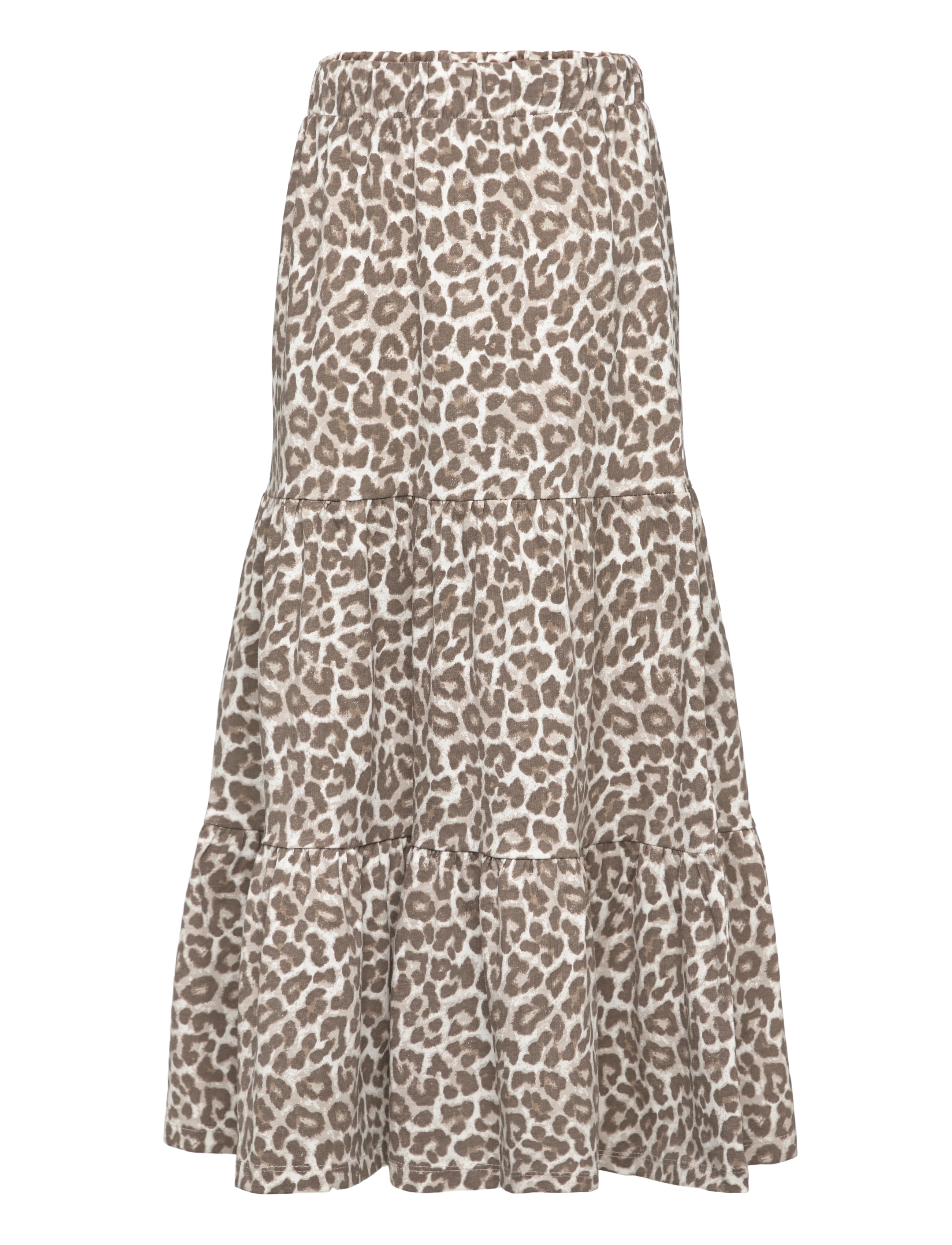 Lindex Skirt maxi jersey - Kläder - LIGHT GREY / beige