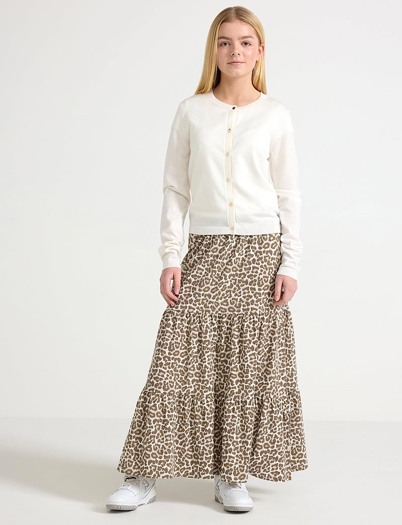 Lindex - Skirt maxi jersey - maxi skirt - light grey - 0