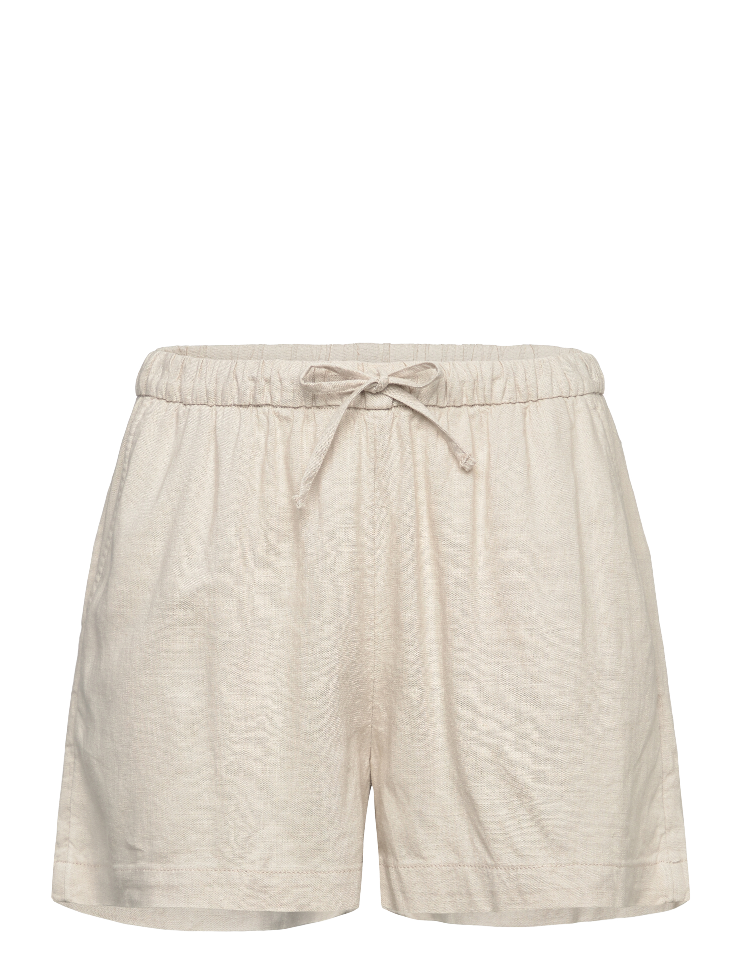 LINDEX Shorts Linen Blend Cream - 152 - Kinder
