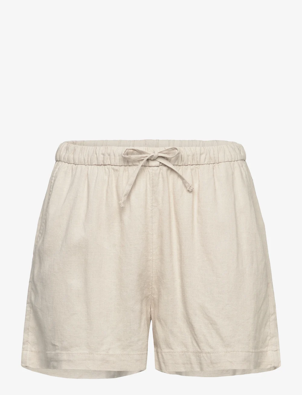 Lindex - Shorts linen blend - lühikesed vabaajapüksid - light beige - 1