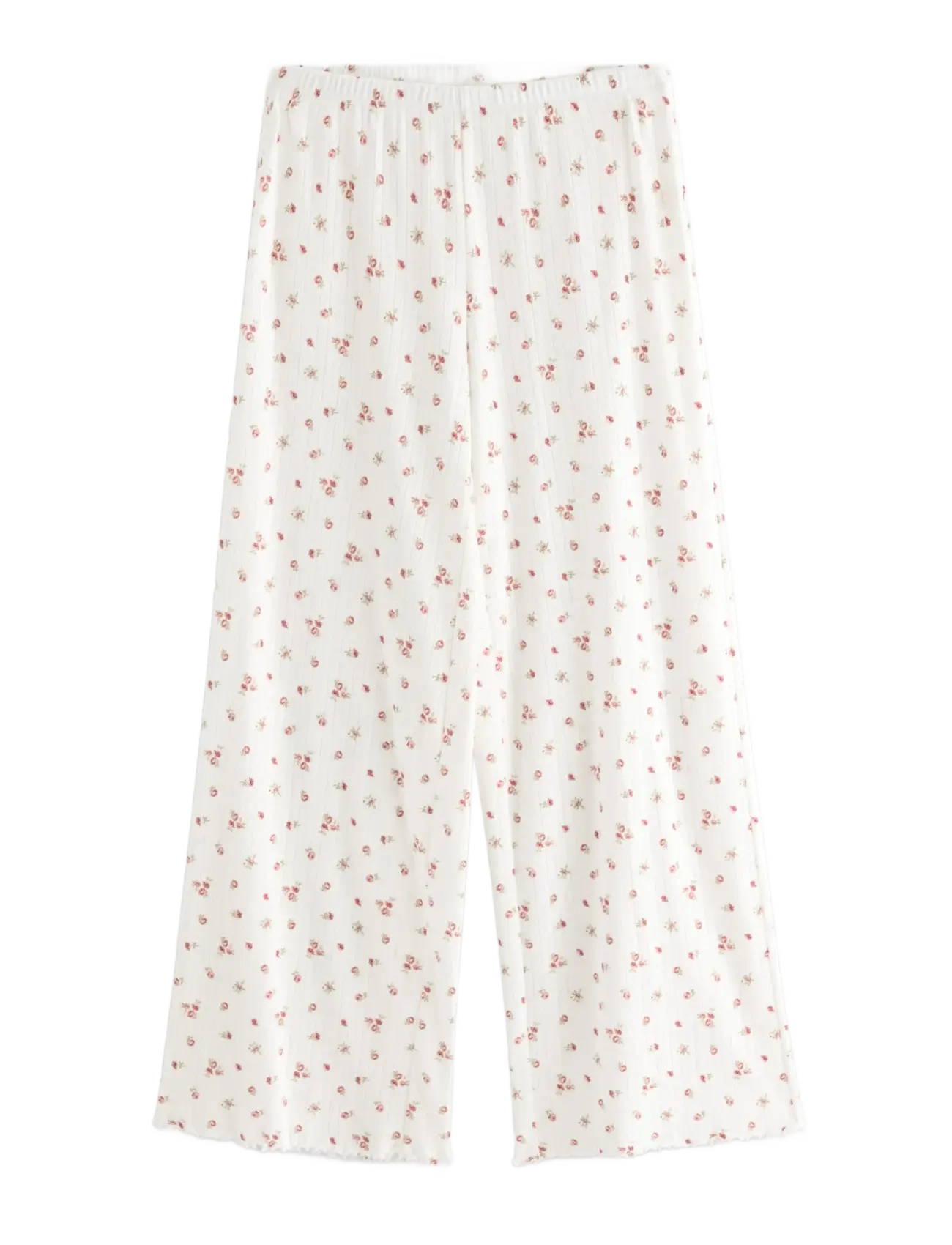 LINDEX Wide Pyjama Hosen In Pointelle Pink - L - Damen