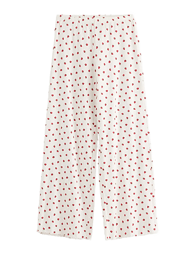 Wide Pyjama Trousers In Pointelle - Underdele