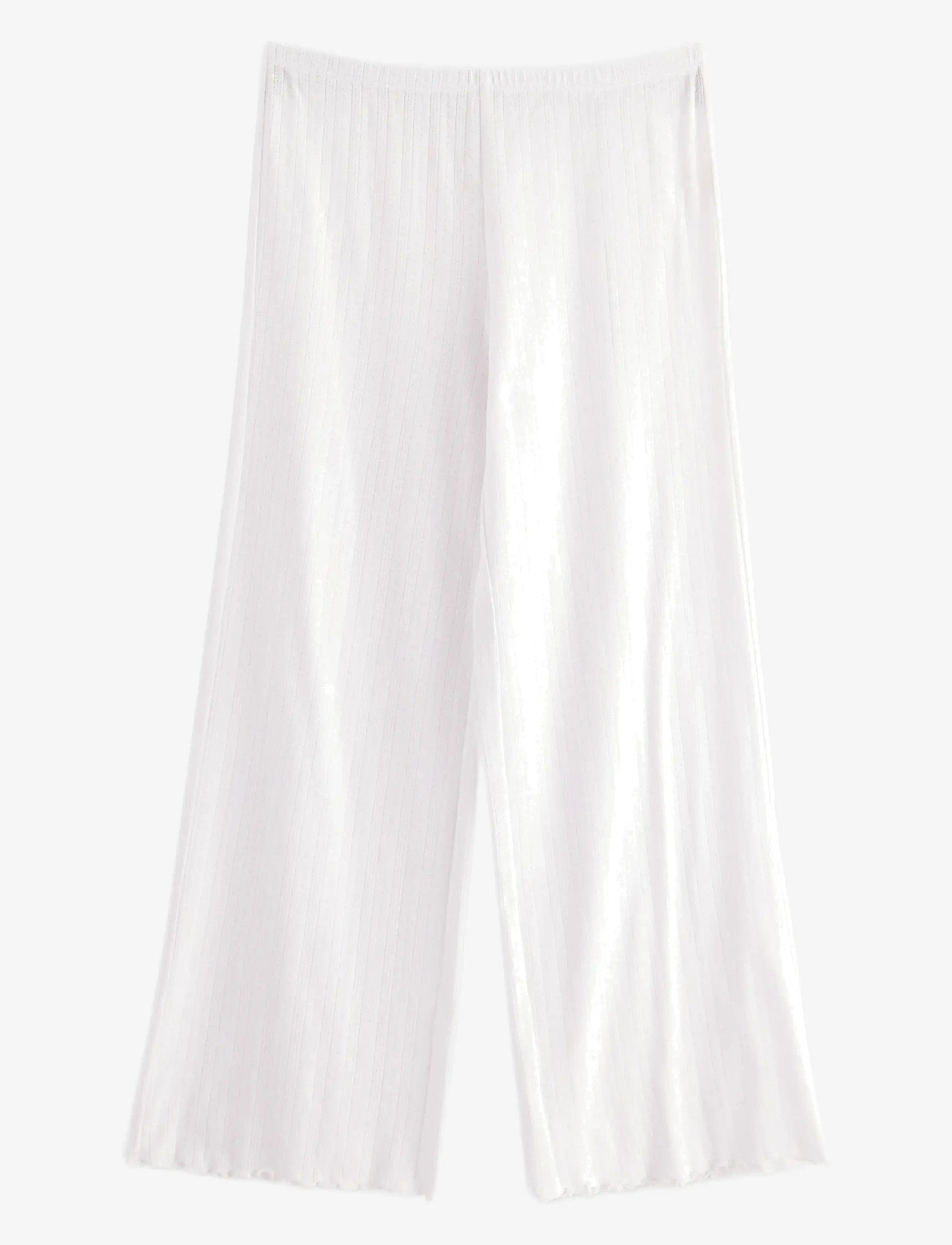 Lindex - Trousers pointelle - white - 0