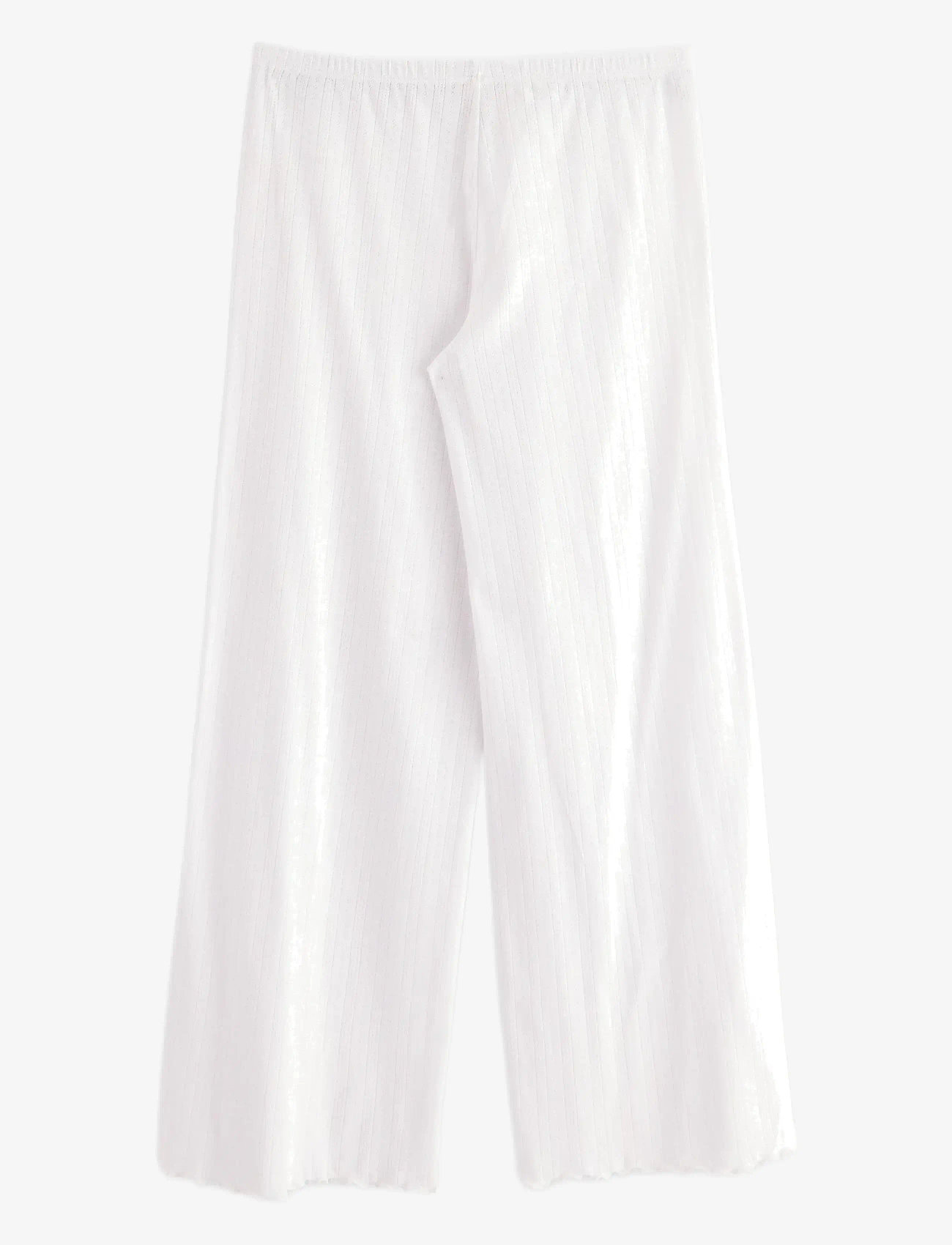 Lindex - Trousers pointelle - white - 1