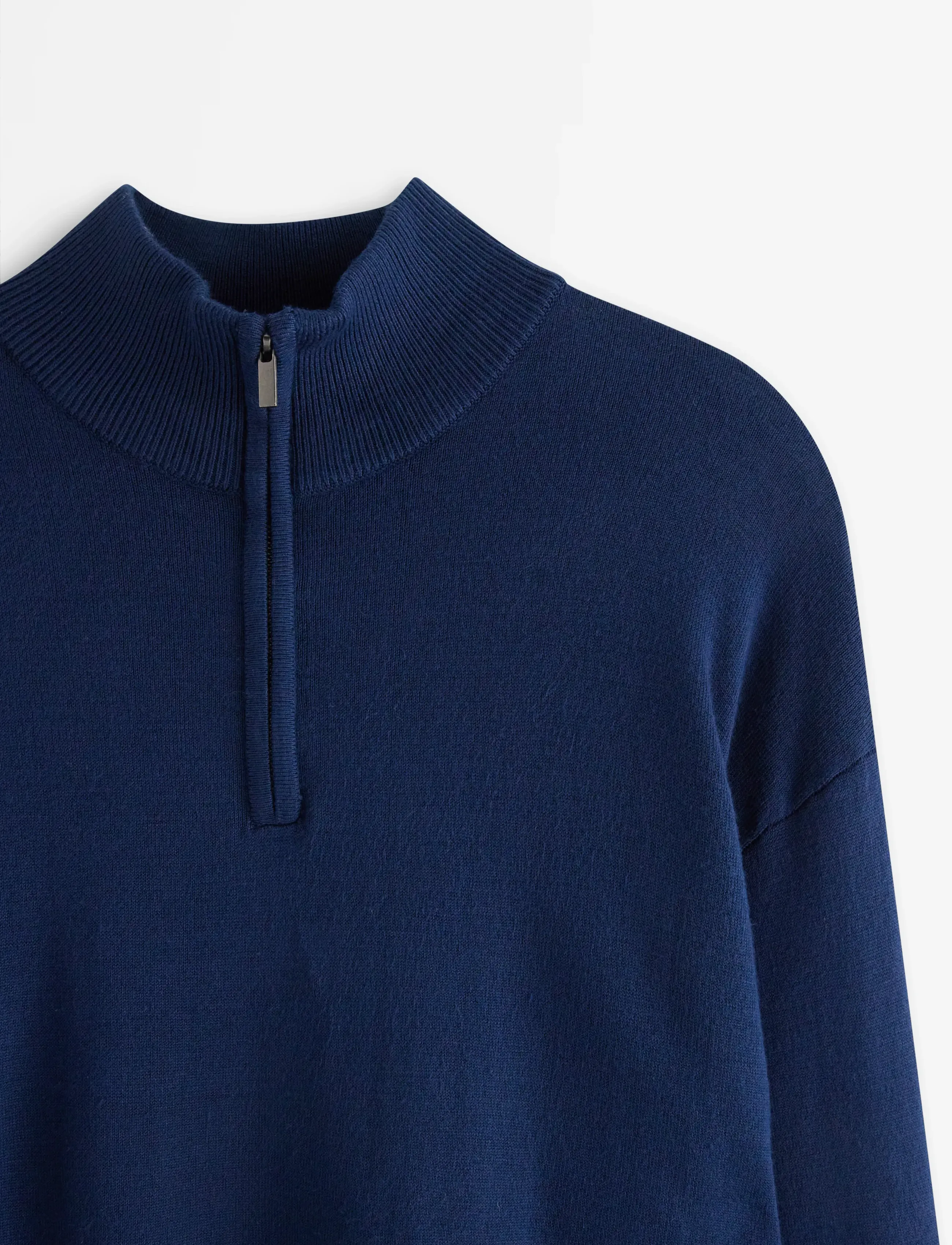 Lindex - Sweater fineknit halfzip - pullover - dark blue - 2