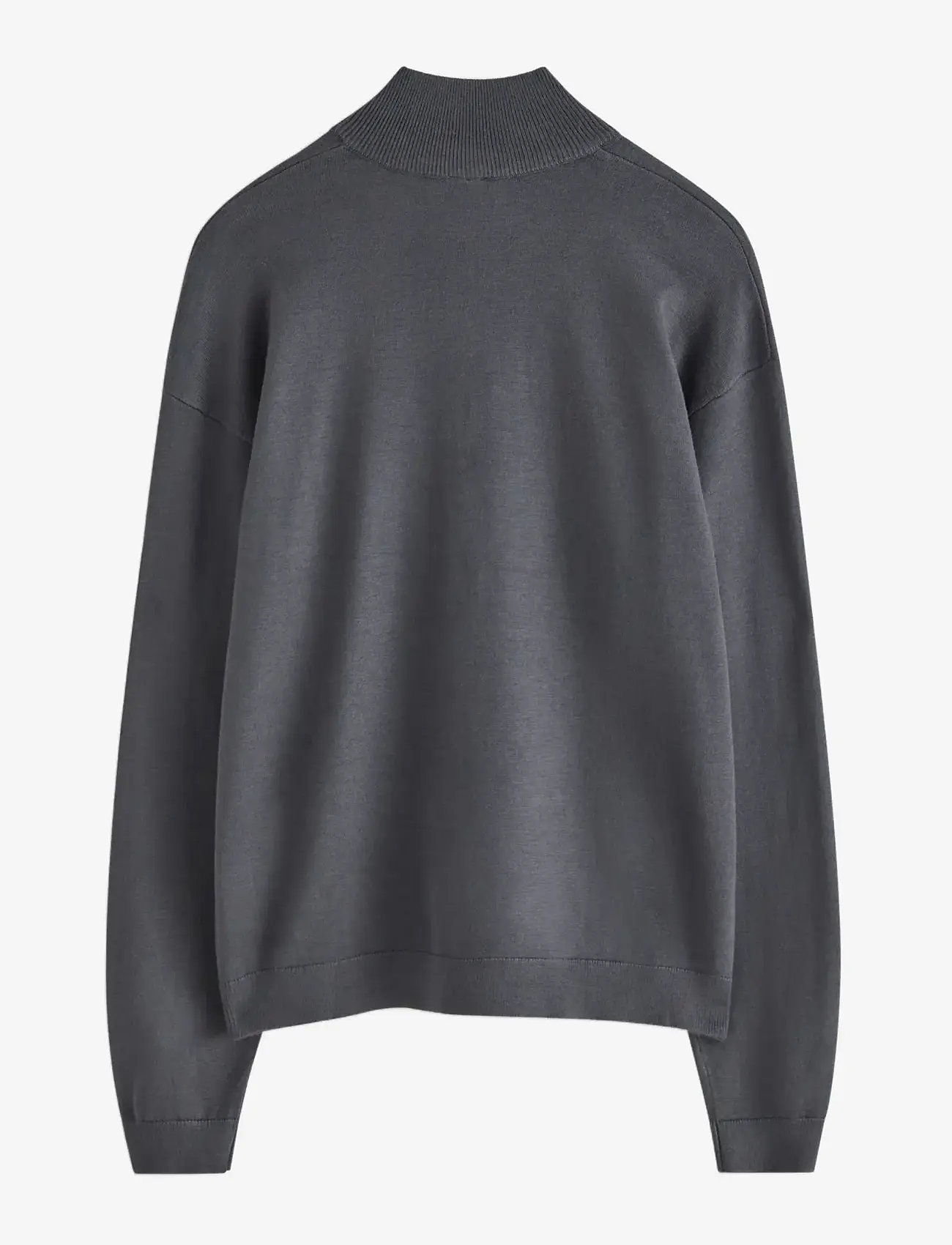 Lindex - Sweater fineknit halfzip - pullover - dark grey - 1