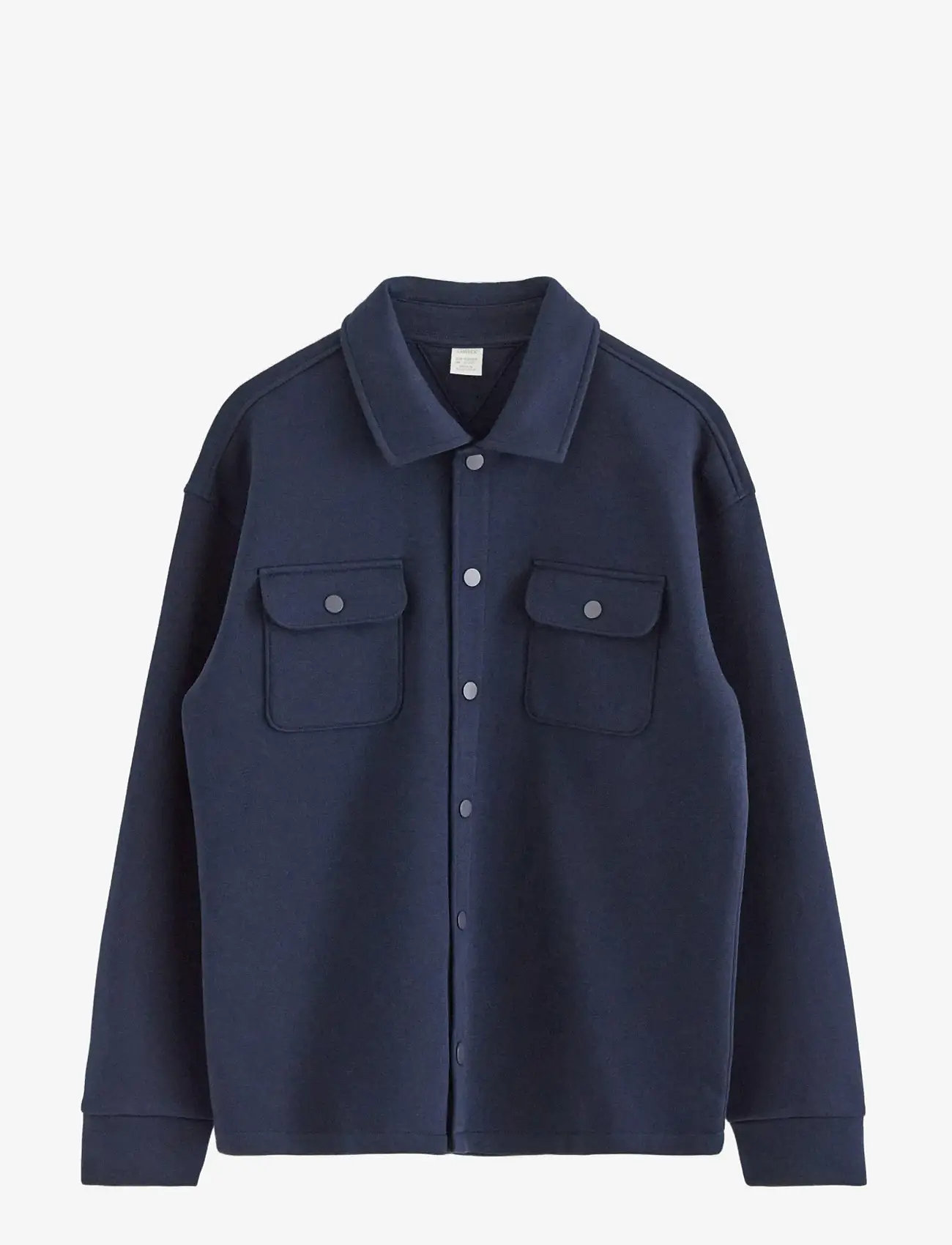 Lindex - Skjortejakke i jersey - dark navy - 1