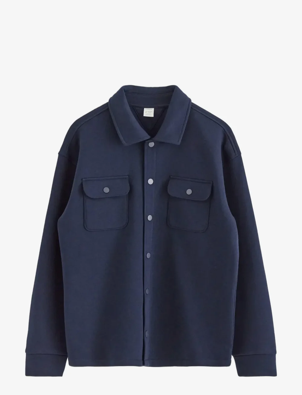 Lindex - Skjortejakke i jersey - overshirts - dark navy - 1