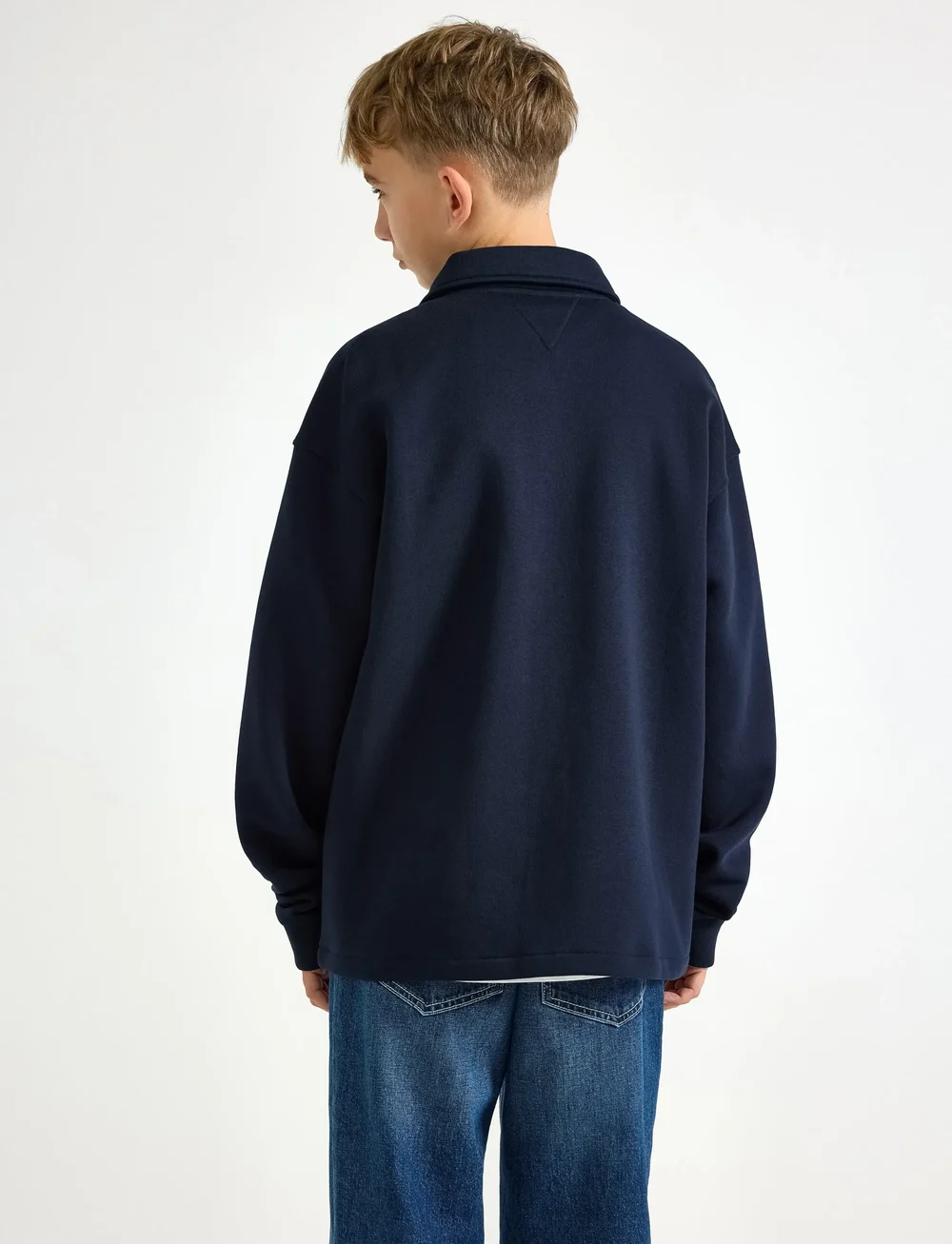 Lindex - Skjortejakke i jersey - overshirts - dark navy - 3