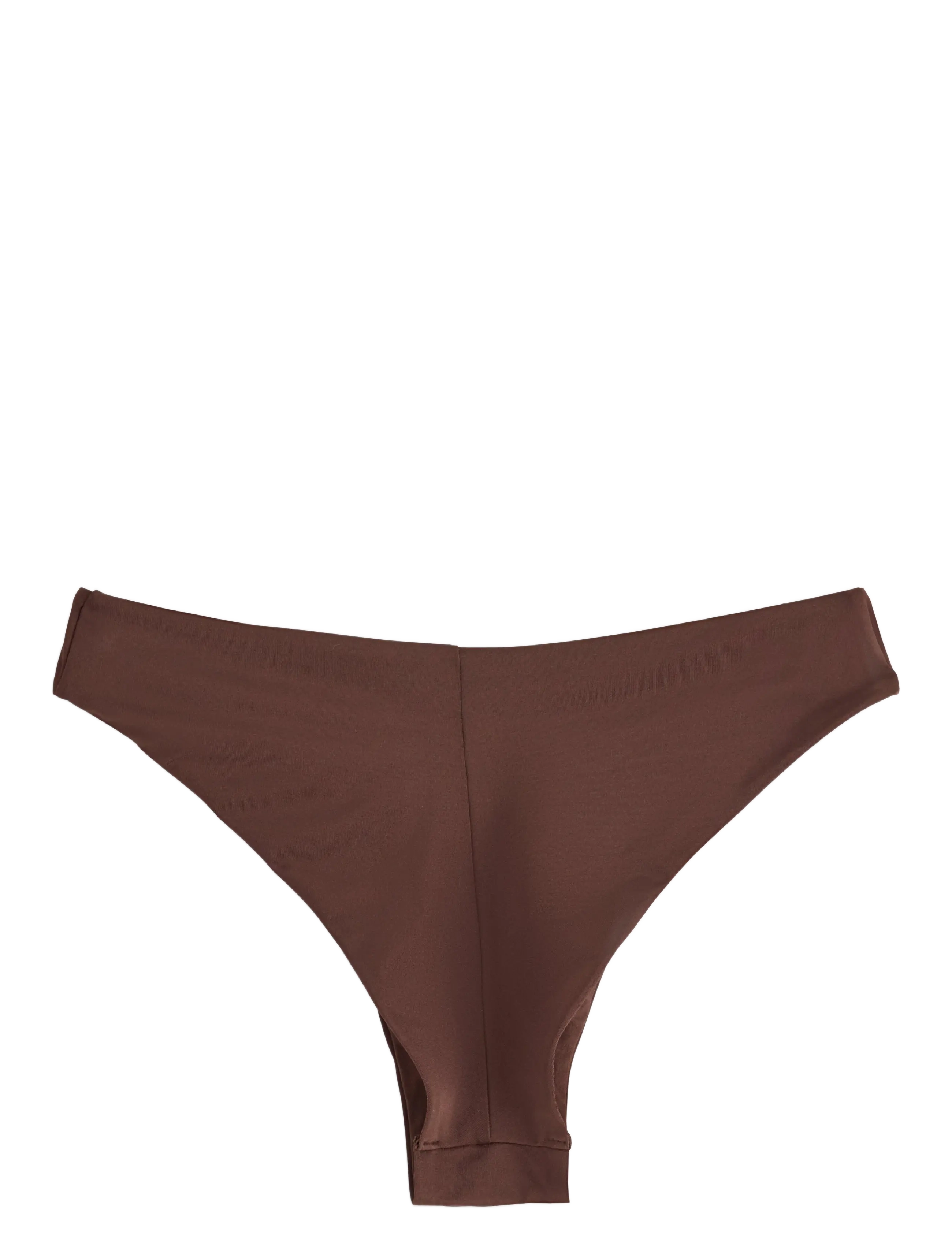 Lindex - Brief Regular Naomi Knot Shiny - dk brown - 2