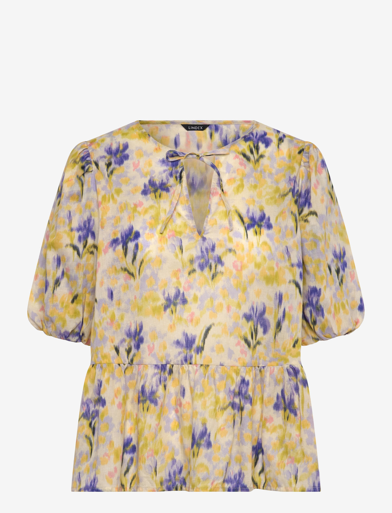 Lindex - Blouse Line - short-sleeved blouses - lilac - 0