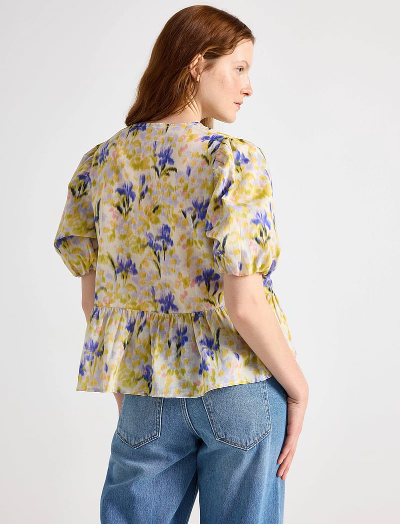 Lindex - Blouse Line - kortärmade blusar - lilac - 3