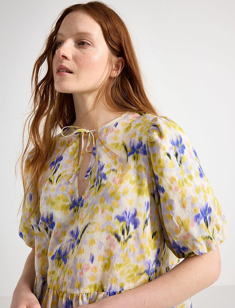 Lindex - Blouse Line - kortärmade blusar - lilac - 4