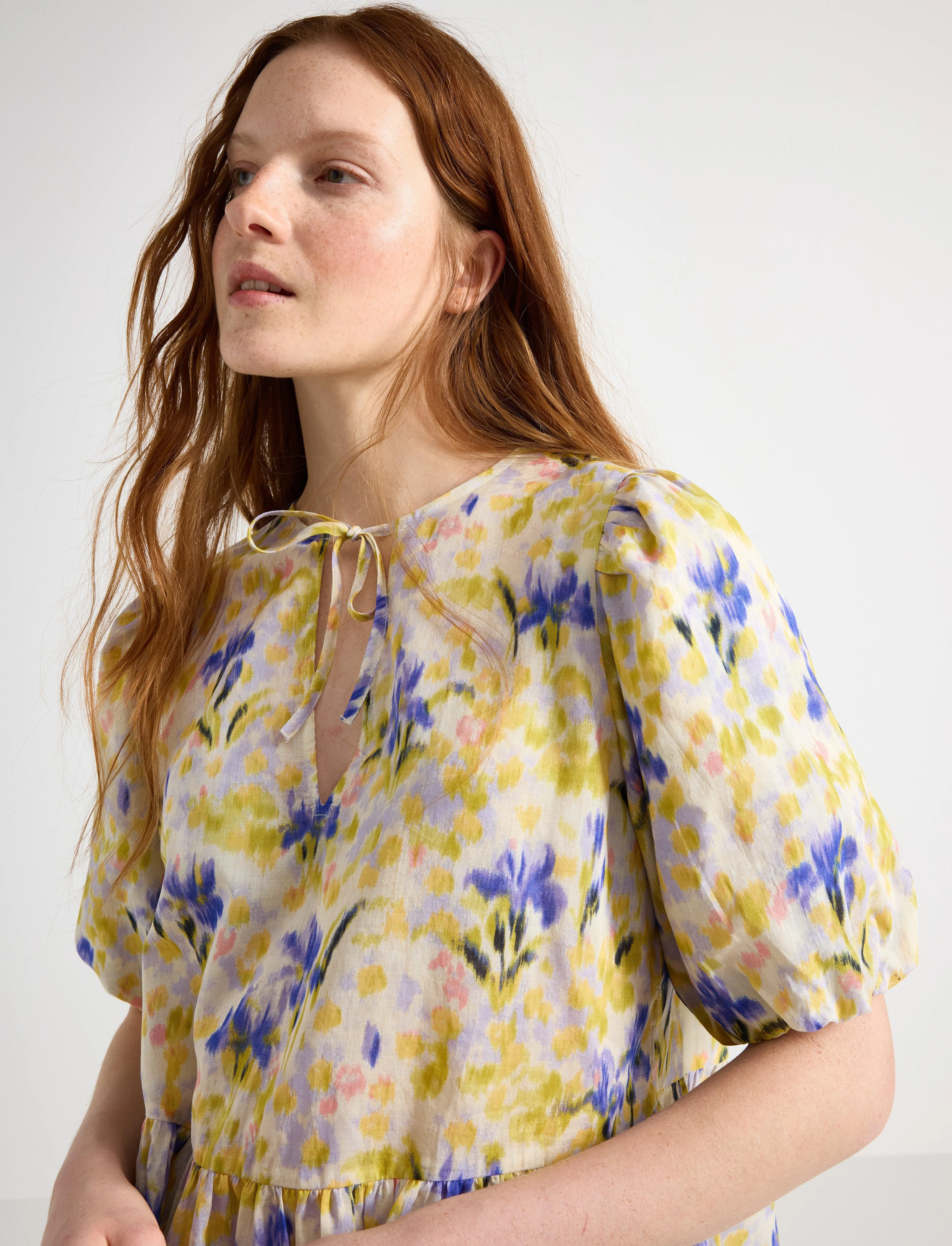 Lindex - Blouse Line - lühikeste varrukatega pluusid - lilac - 4