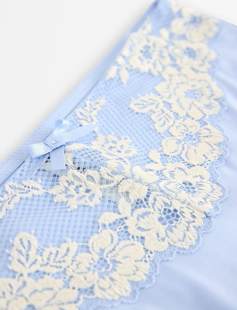 Lindex - Brief Regular Micro Emma - briefs - light blue - 5