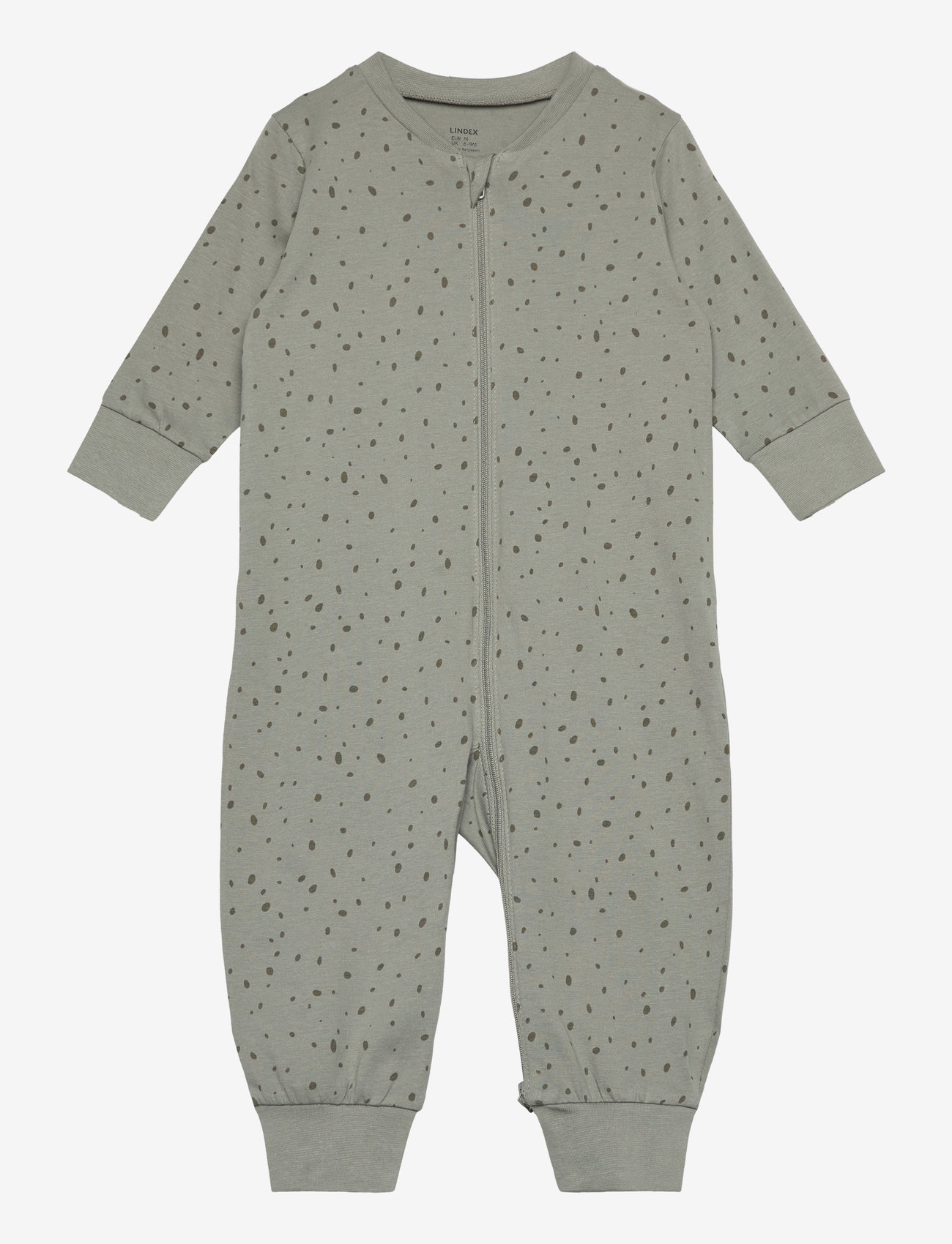 Lindex - Pyjamas dots w BF - natdragter - dusty green - 0