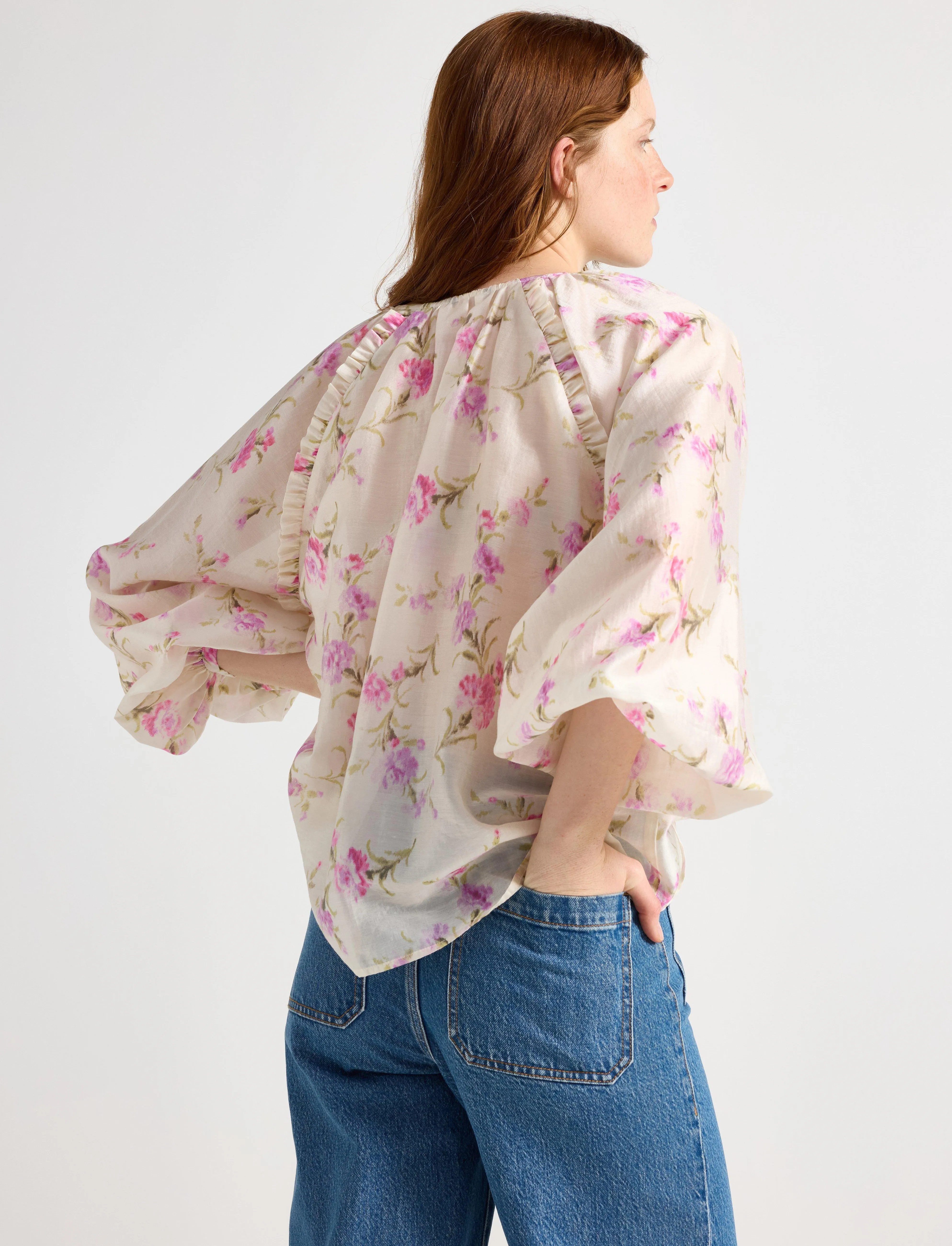Lindex - Blouse Kajsa - pink - 3