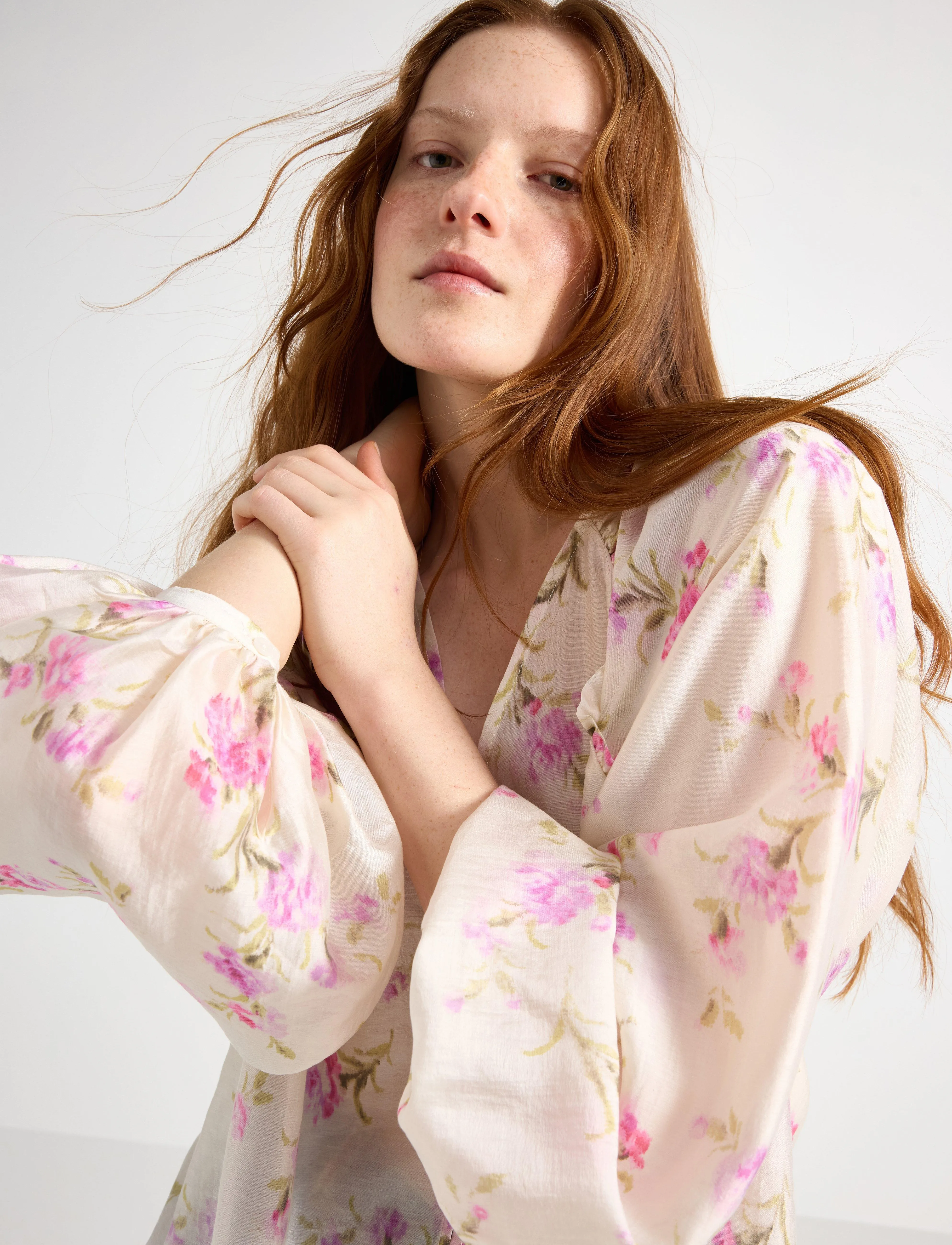 Lindex - Blouse Kajsa - pink - 4