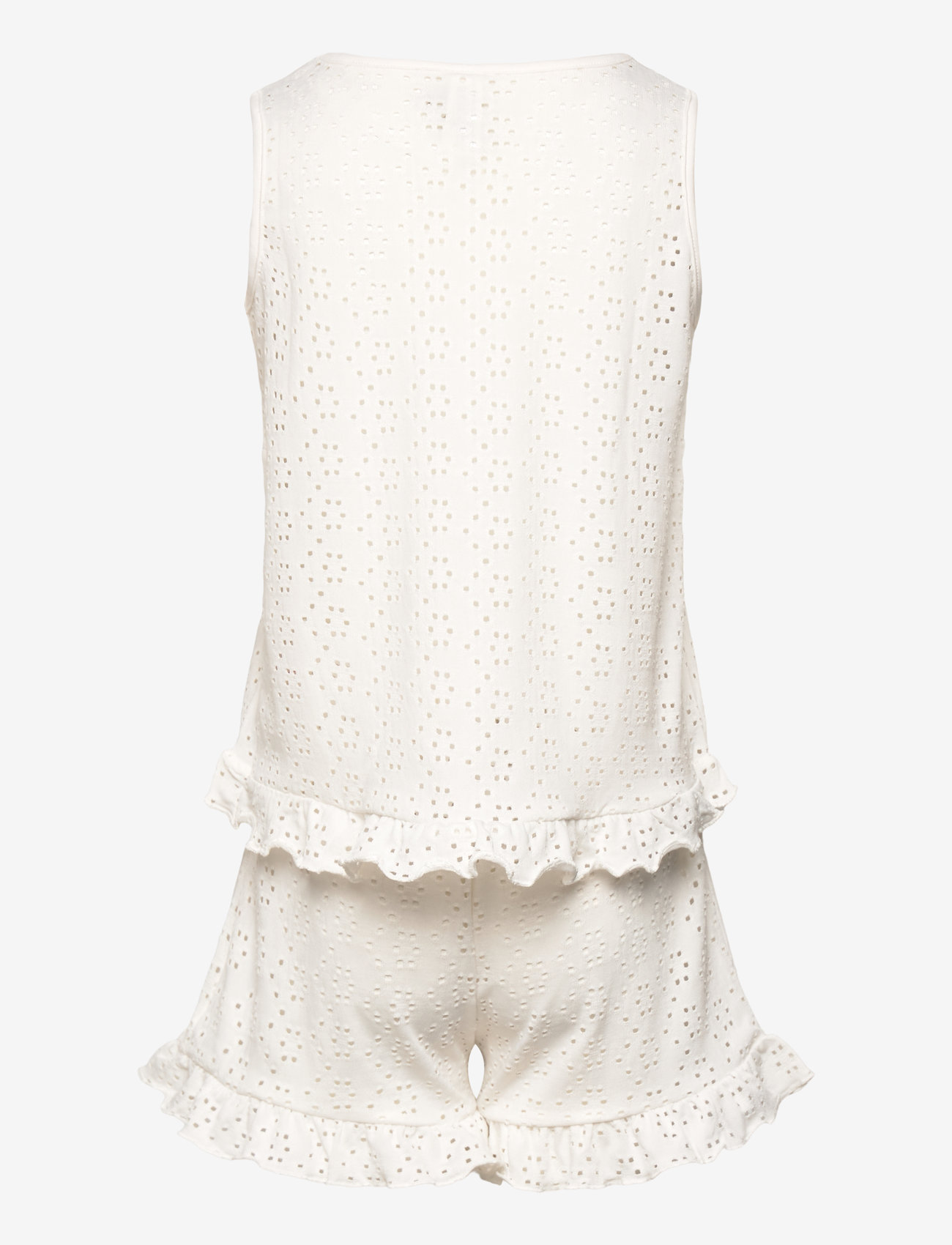 Lindex - Pyjamas set sleeveless and fri - off white - 2