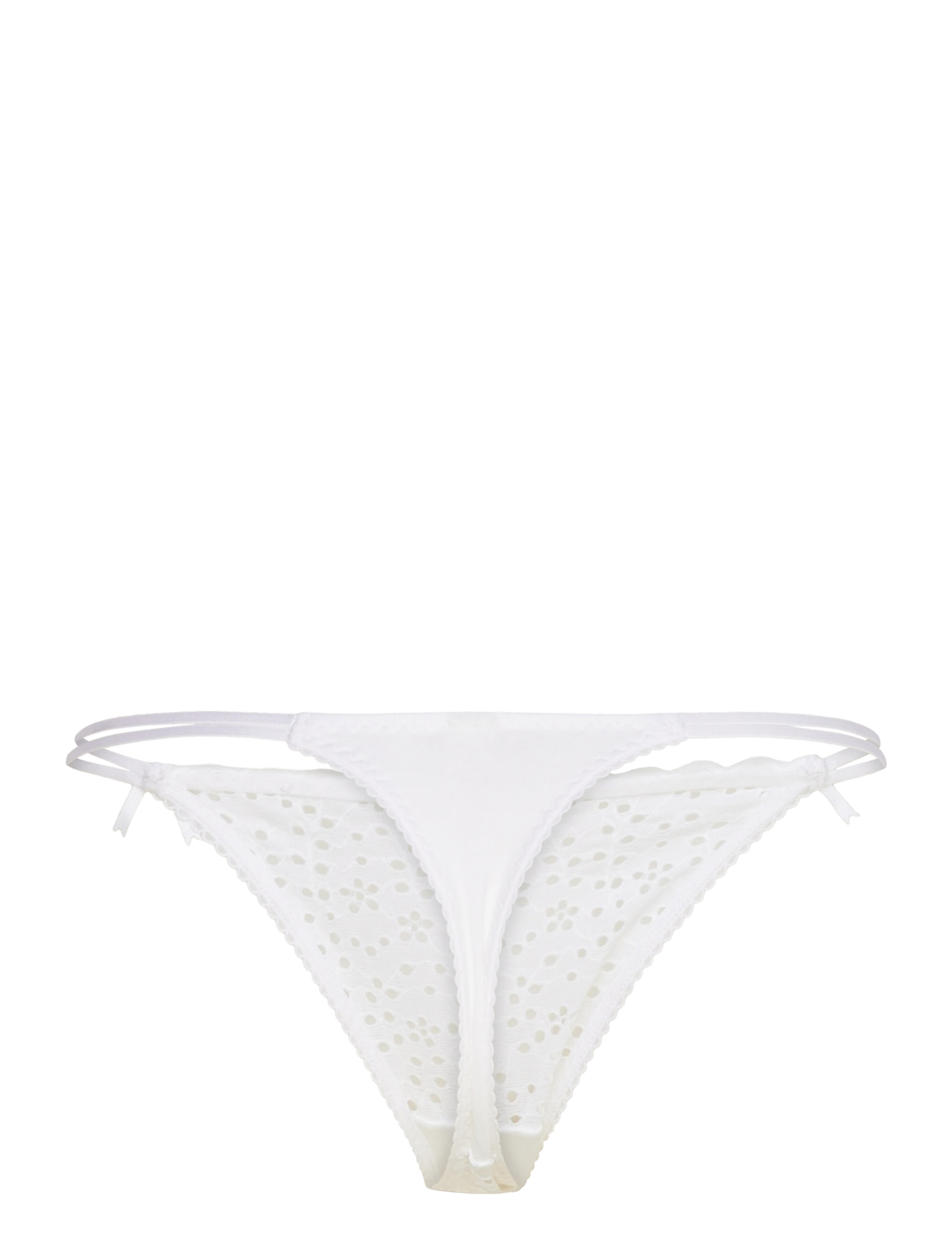 Lindex - Brief Broderie Anglais mini - white - 2