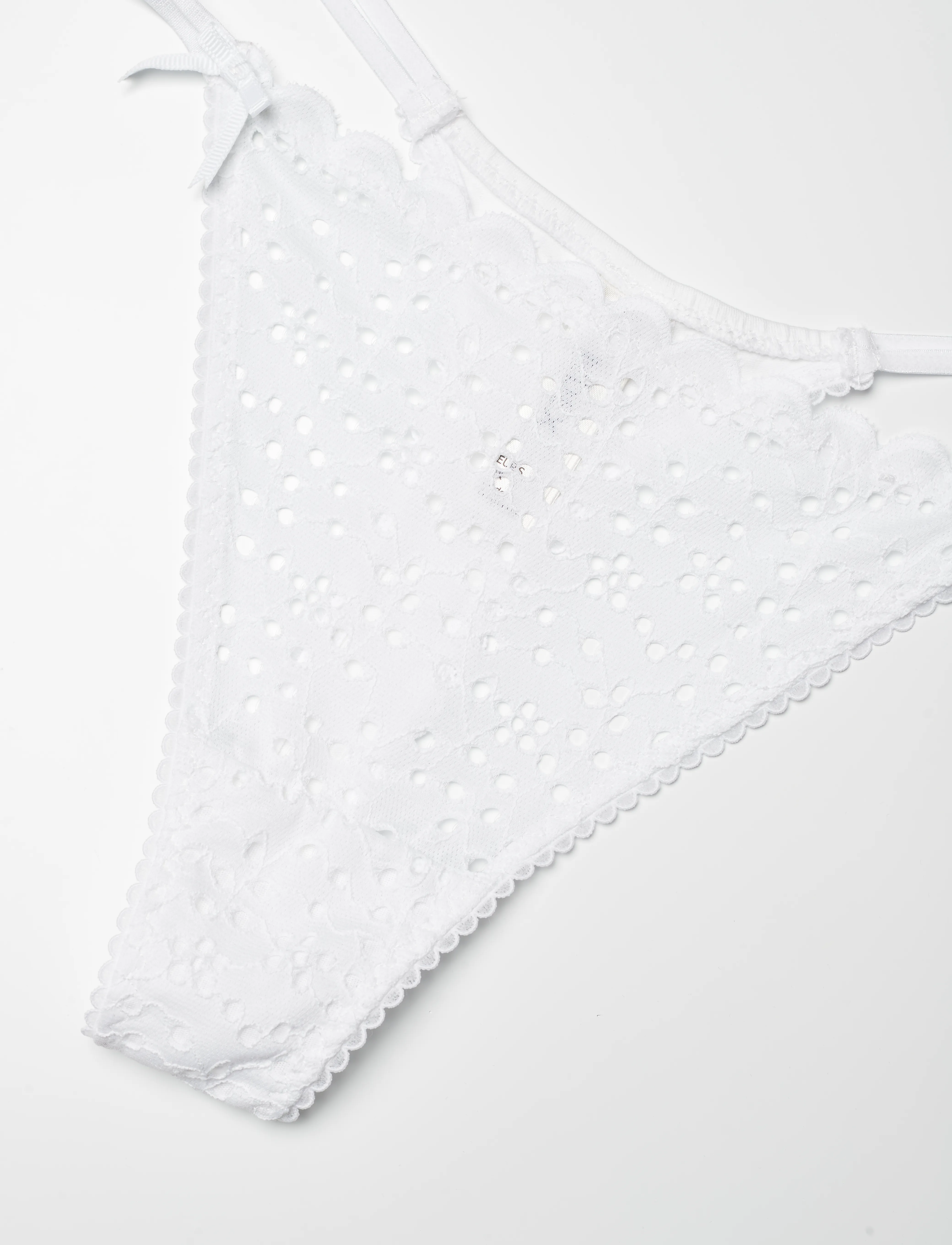 Lindex - Brief Broderie Anglais mini - white - 5