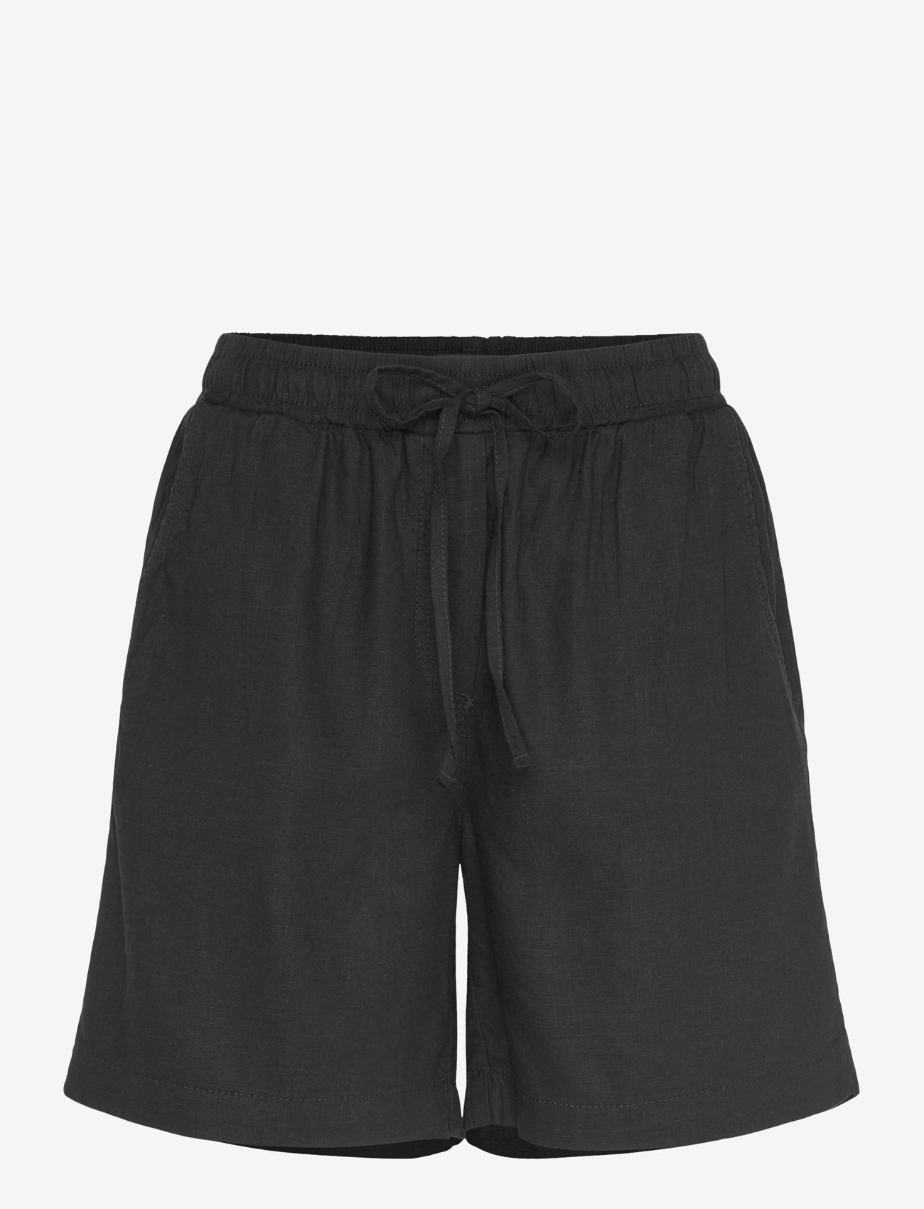 Lindex - Shorts Gillian - leinen-shorts - black - 0