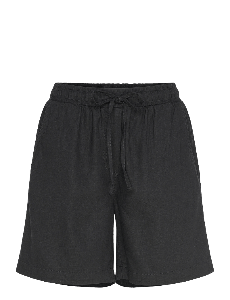 Lindex - Shorts Gillian - leinen-shorts - black - 0