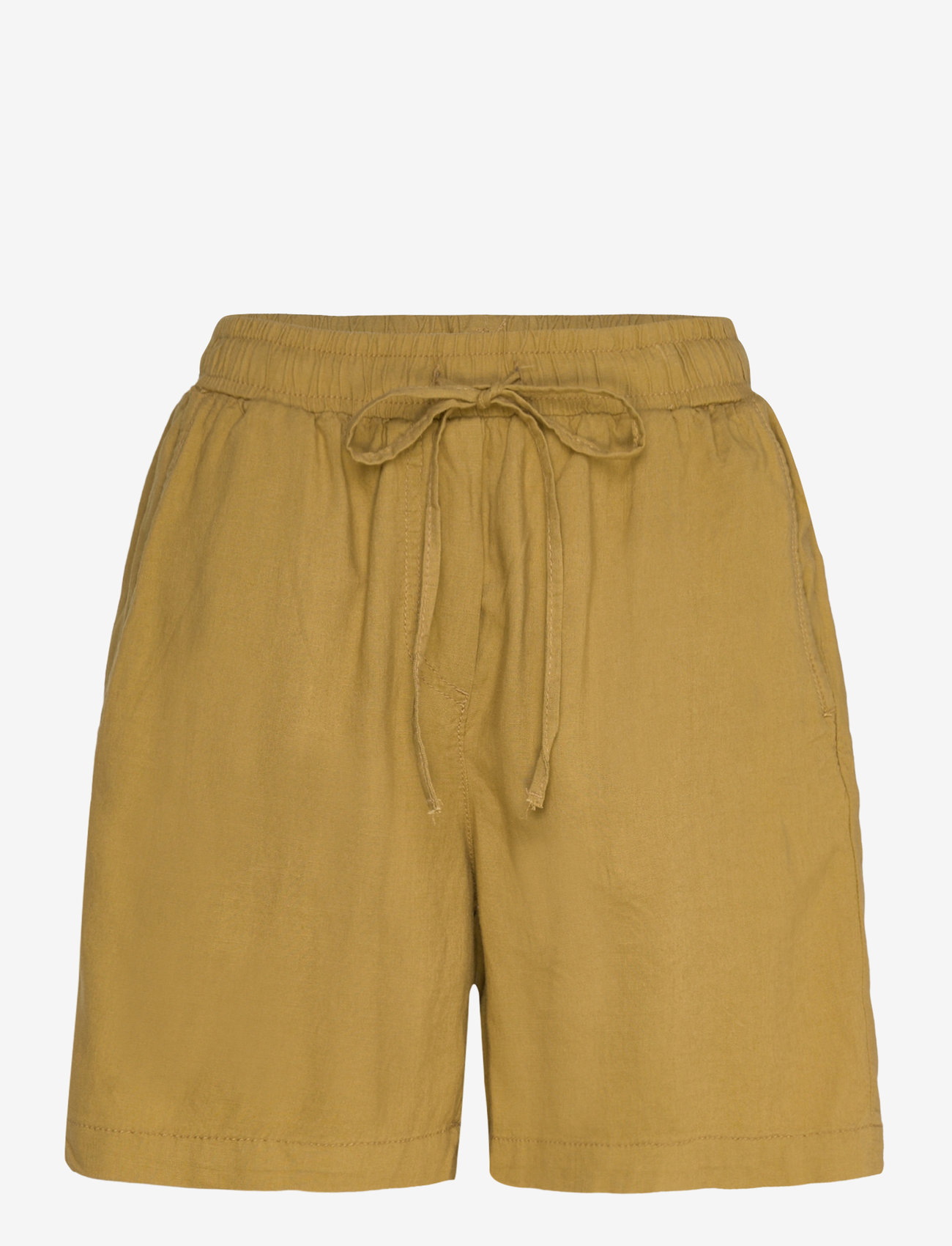 Lindex - Shorts Gillian - madalaimad hinnad - dark dusty yellow - 1