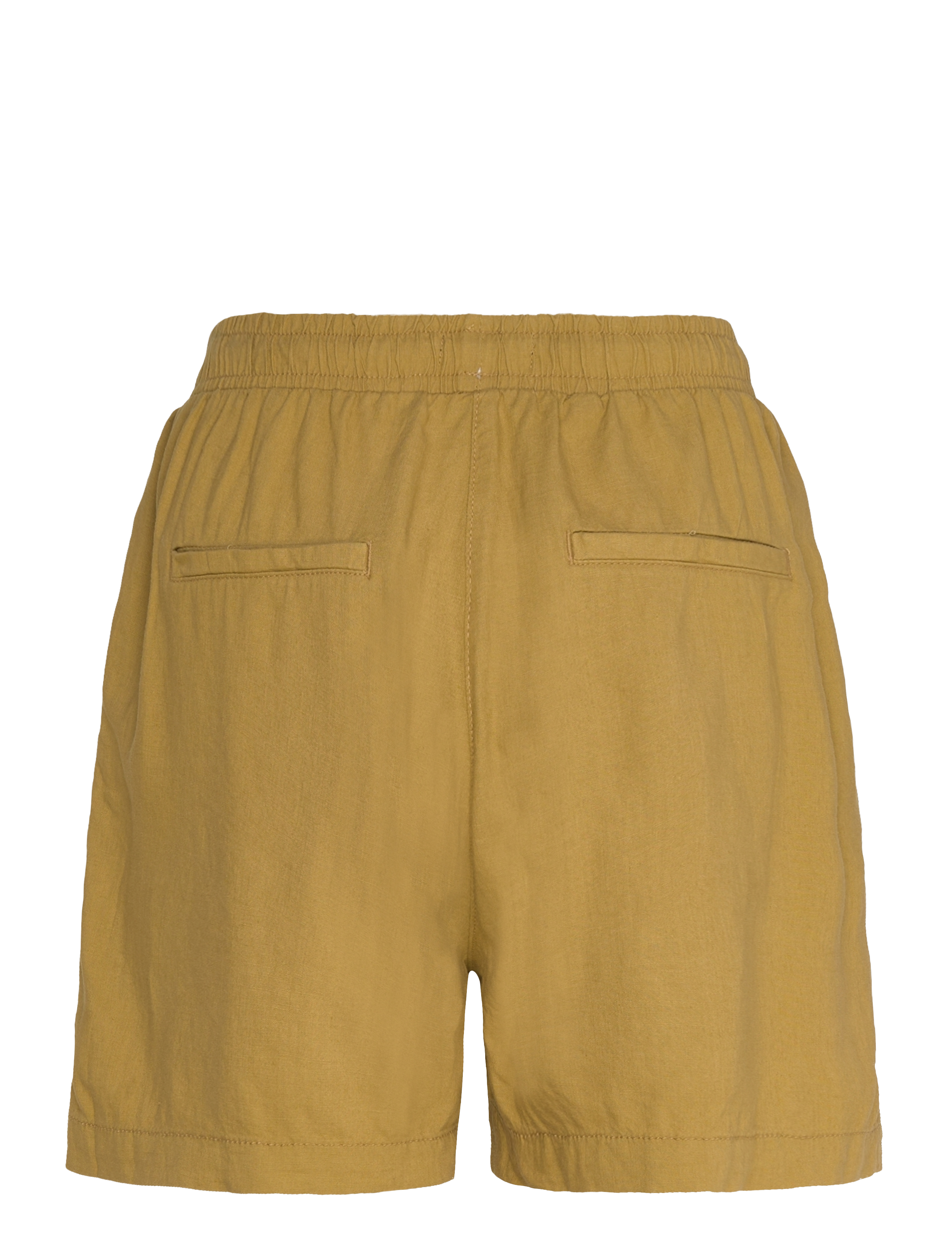 Lindex - Shorts Gillian - linen shorts - dark dusty yellow - 2