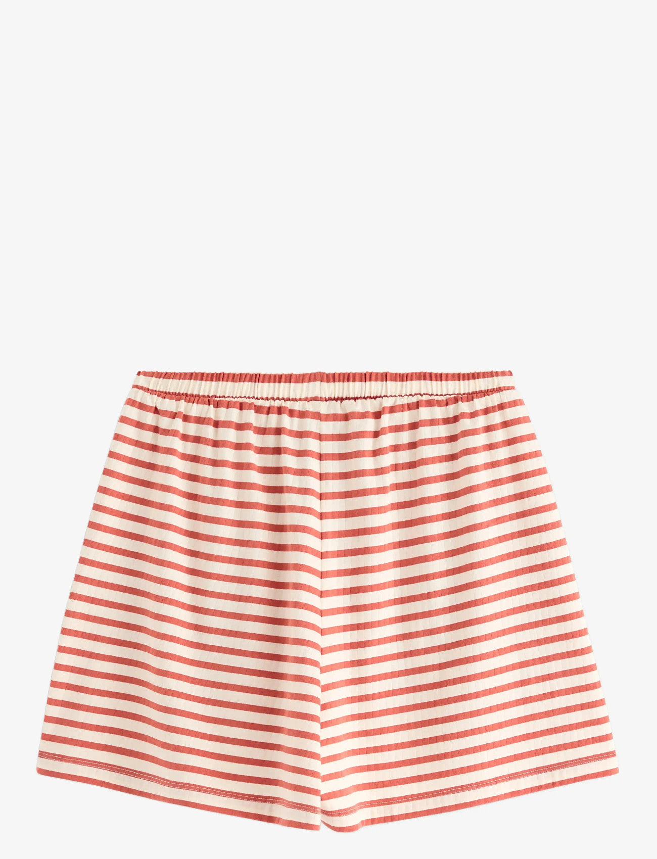 Lindex - Shorts jersey wide leg - dusty orange - 1