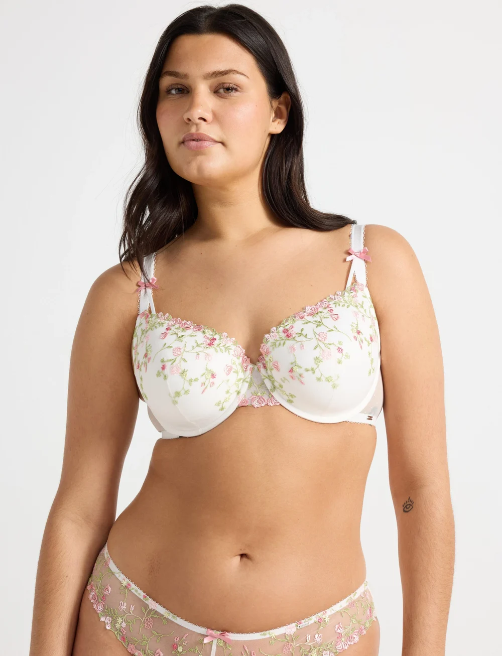 Lindex - Bra Lilja Rosie - full cup bras - light white - 0